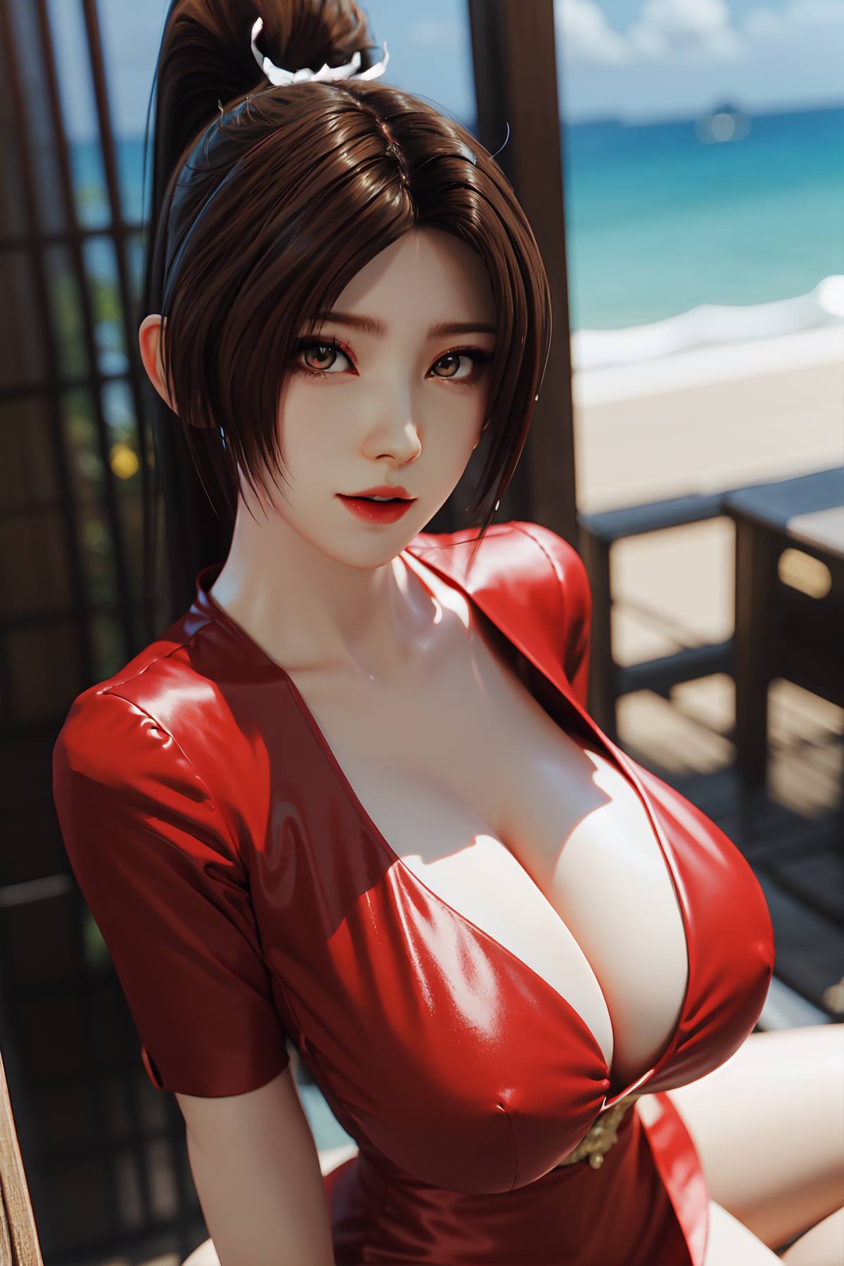 图片[8]-精选AI绘画 093 不知火舞 红色晚礼服[108P]-草丛看图