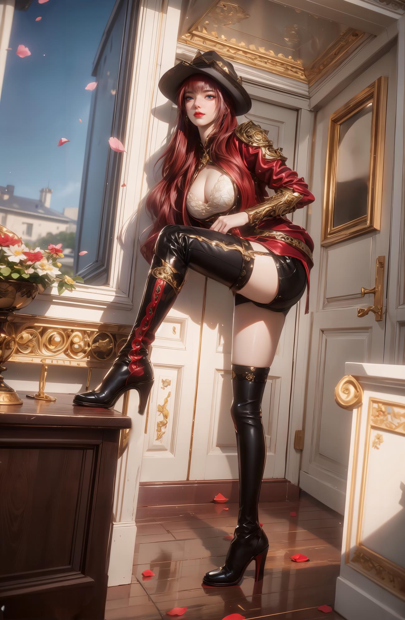 图片[4]-精选AI绘画 436 梦红尘[23P]-草丛看图