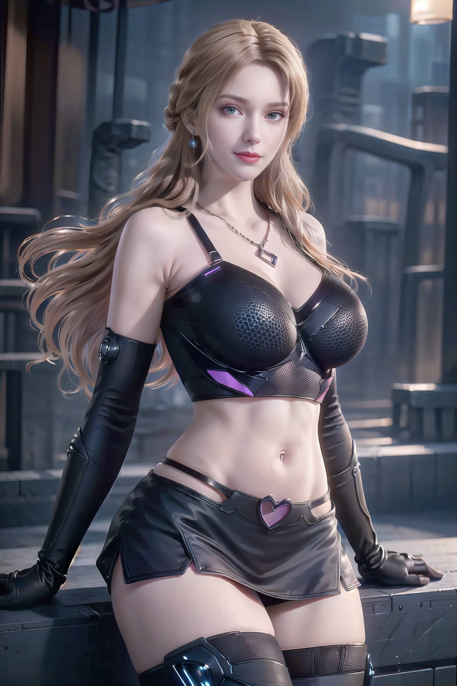 图片[2]-精选AI绘画 162 吞噬星空-珍妮特 居家清凉写真[60P]-草丛看图