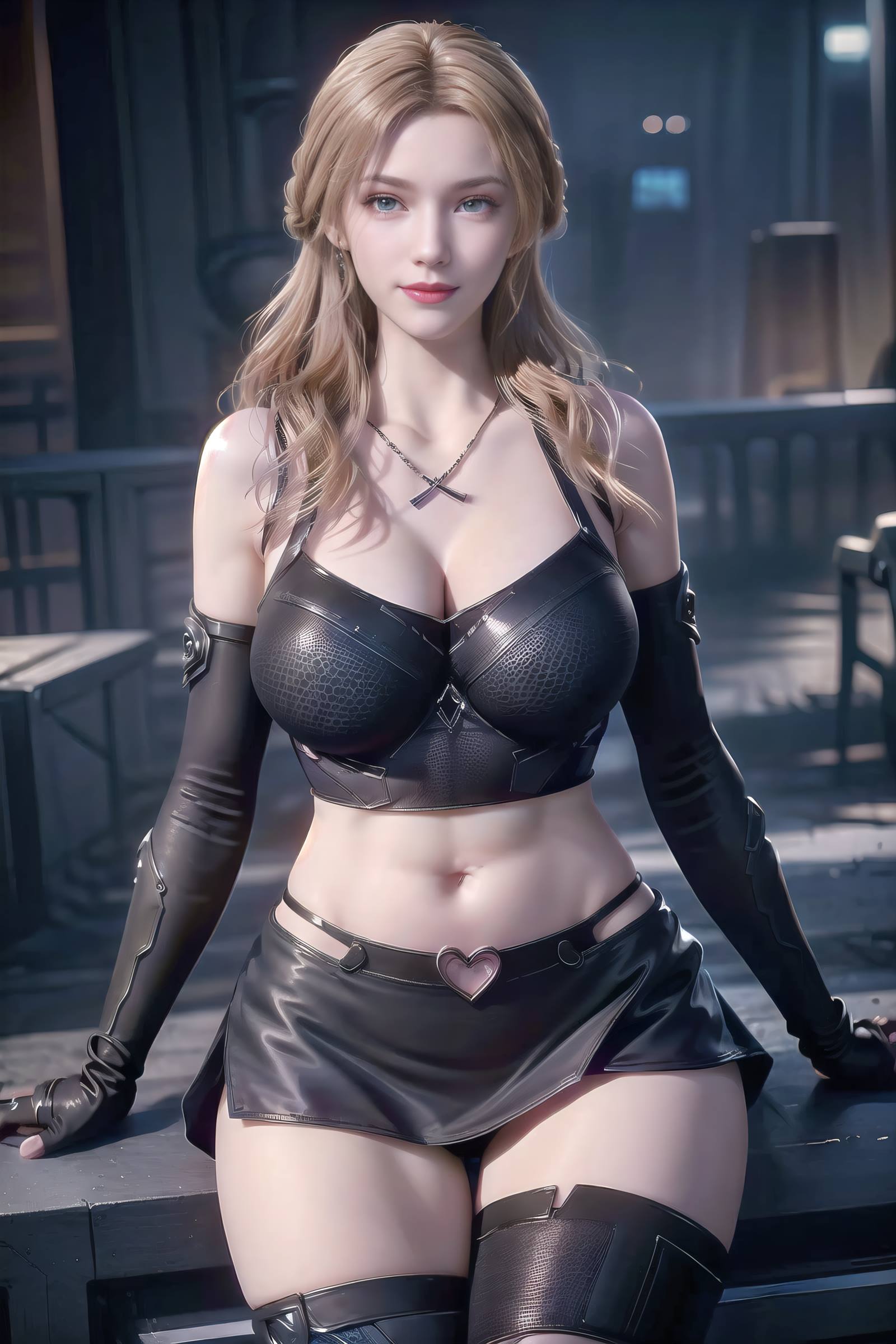 图片[4]-精选AI绘画 162 吞噬星空-珍妮特 居家清凉写真[60P]-草丛看图