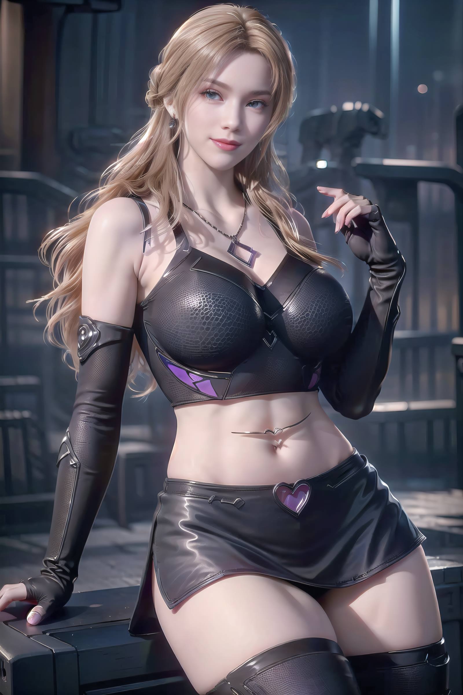 图片[1]-精选AI绘画 162 吞噬星空-珍妮特 居家清凉写真[60P]-草丛看图