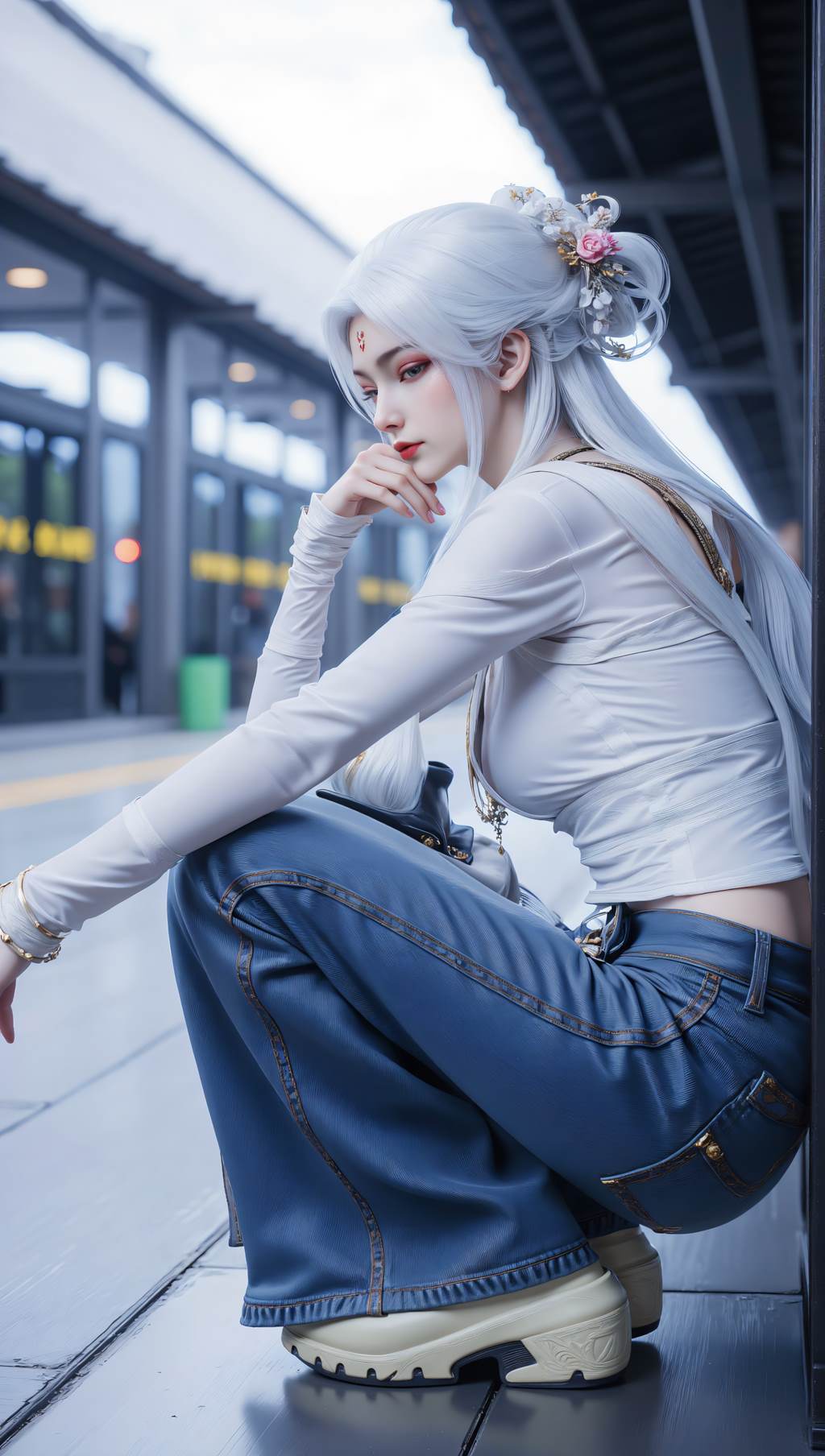 图片[6]-精选AI绘画 774 诛仙-小白[40P]-草丛看图