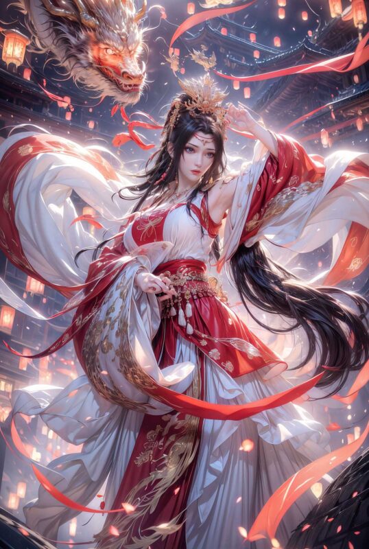 精选AI绘画 264 国漫女神[117P]-草丛看图