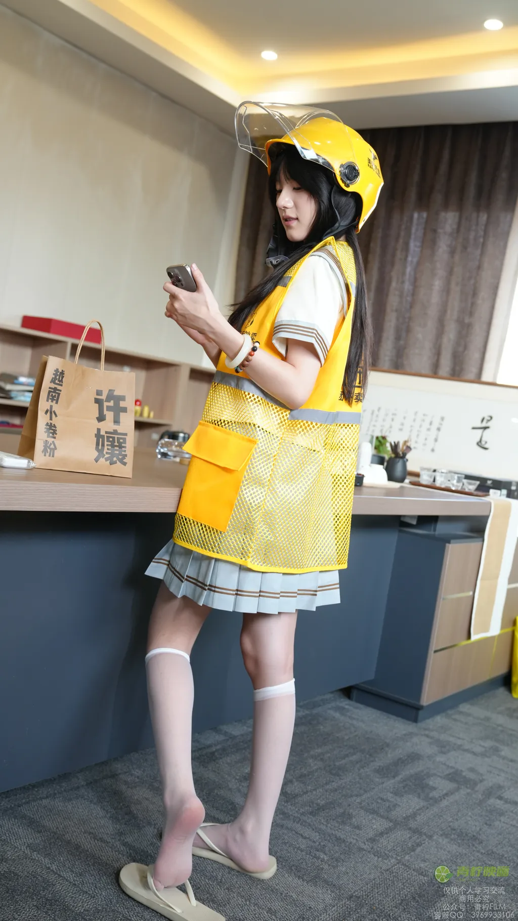 图片[6]-精选青柠映画 NO.082 – 阿慌 JK外卖员[114P]-草丛看图