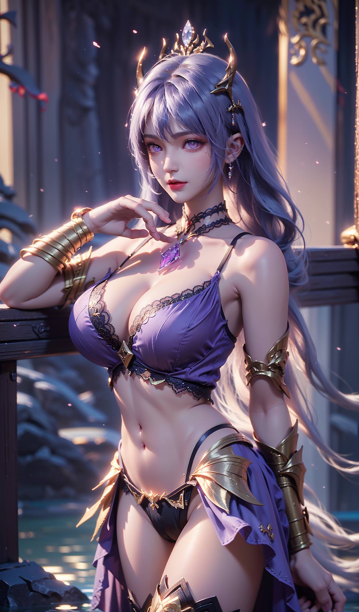 图片[3]-精选AI绘画 138 神印王座-圣采儿户外华丽[41P]-草丛看图