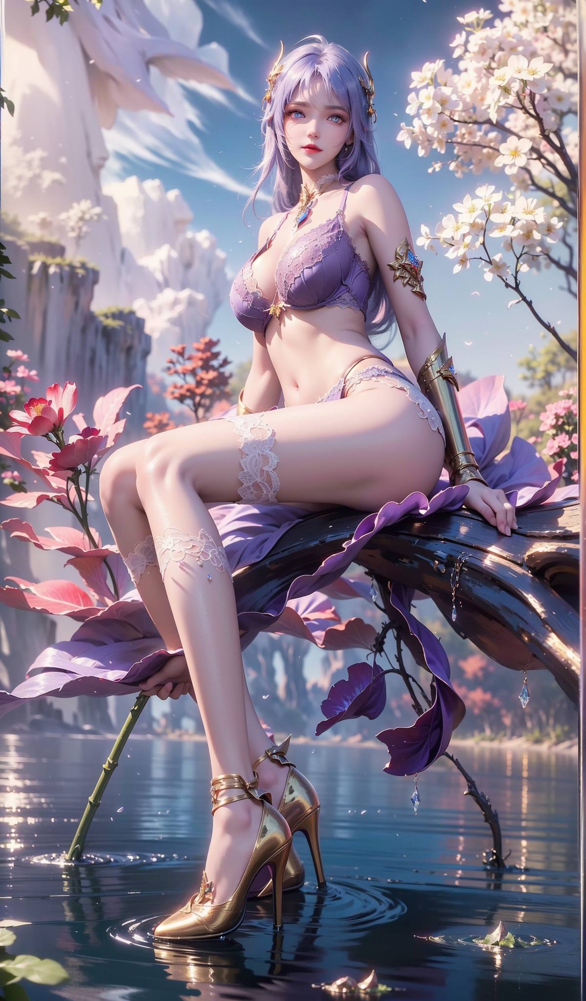 图片[5]-精选AI绘画 138 神印王座-圣采儿户外华丽[41P]-草丛看图