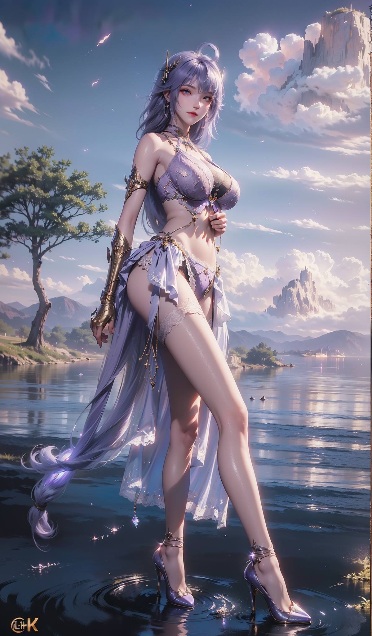 图片[1]-精选AI绘画 138 神印王座-圣采儿户外华丽[41P]-草丛看图