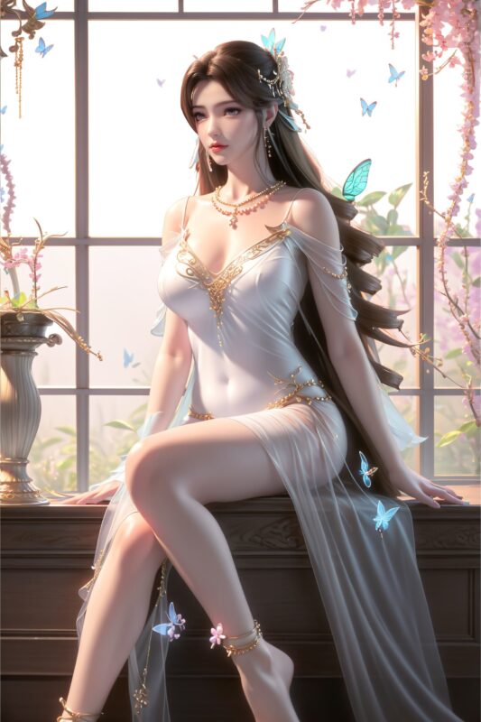 精选AI绘画 334 溪幼琴[16P]-草丛看图