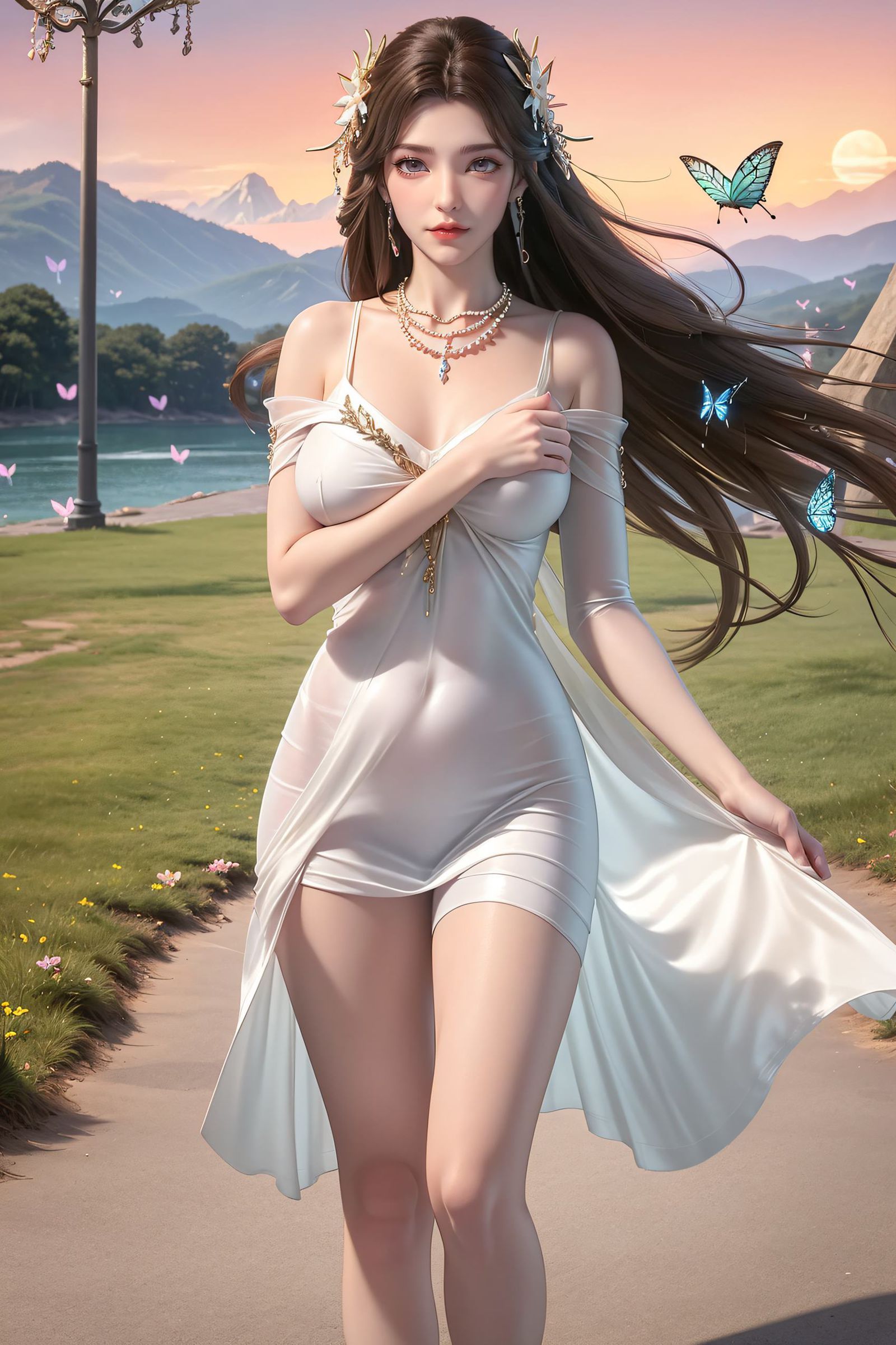 图片[7]-精选AI绘画 334 溪幼琴[16P]-草丛看图