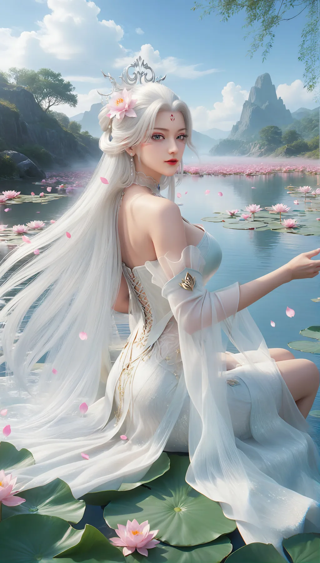 图片[2]-精选AI绘画 861 诛仙-小白[26P]-草丛看图