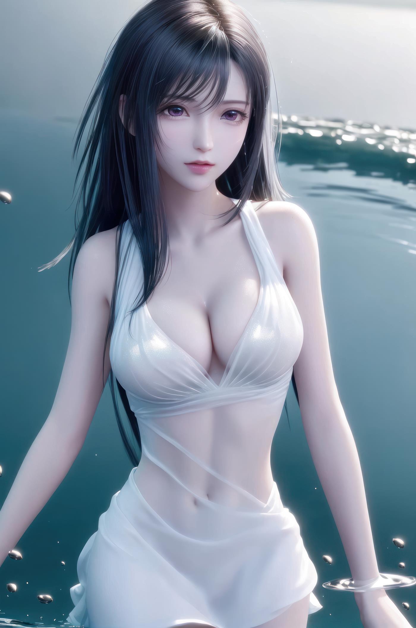 图片[4]-精选AI绘画 009 2K高清 蒂法大海 [126P]-草丛看图