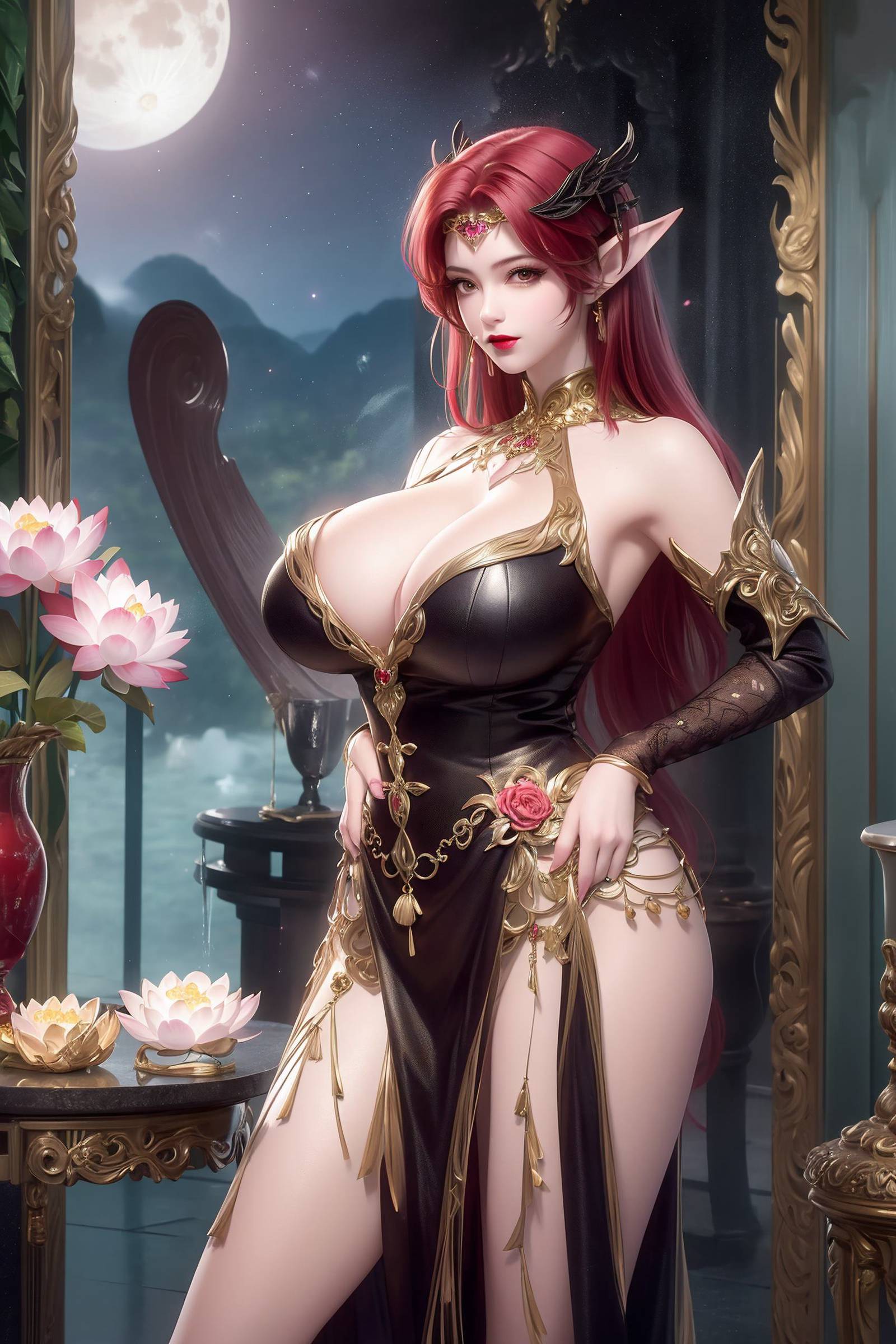 图片[2]-精选AI绘画 296 妖夜[32P]-草丛看图