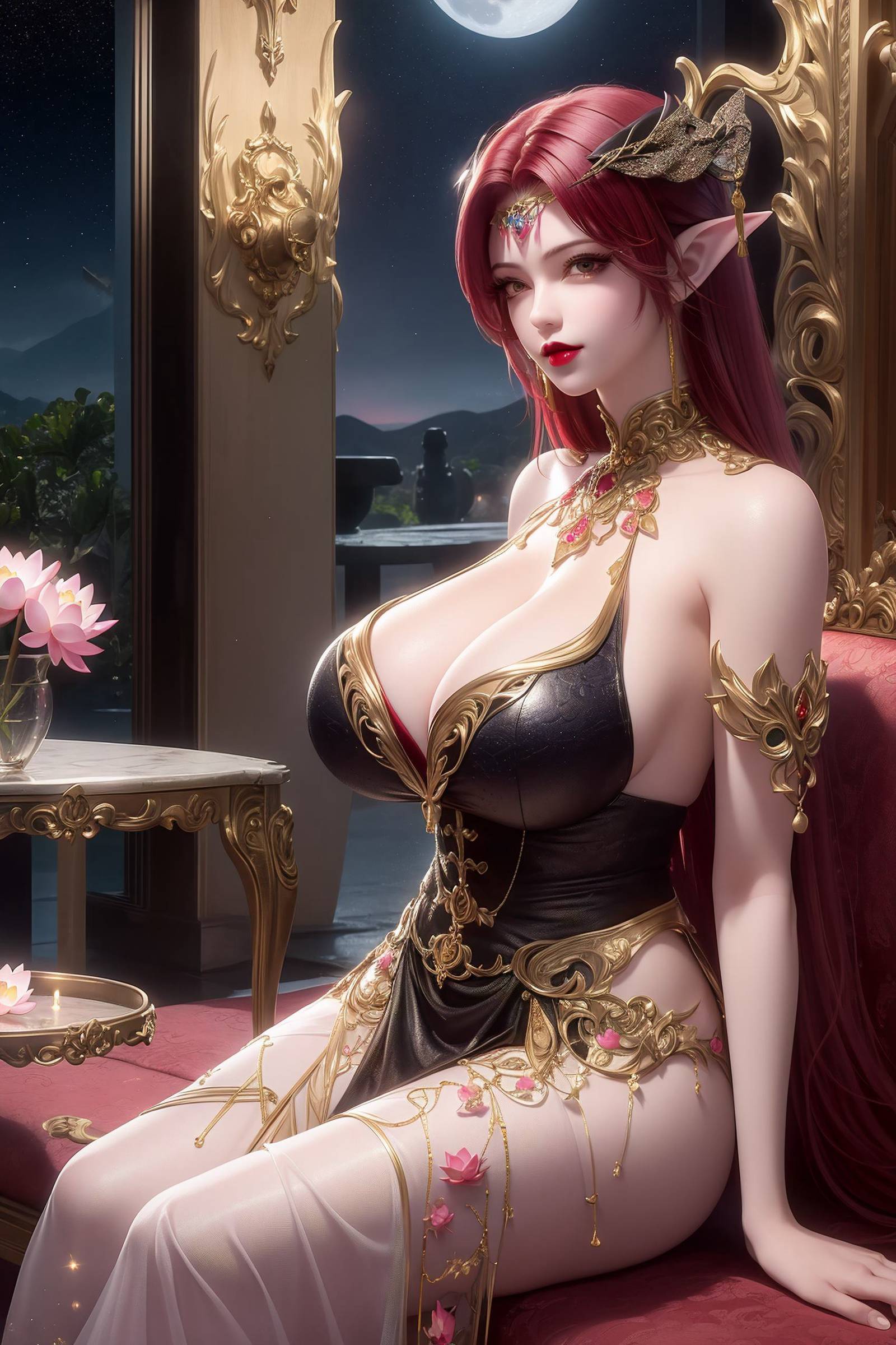 图片[3]-精选AI绘画 296 妖夜[32P]-草丛看图