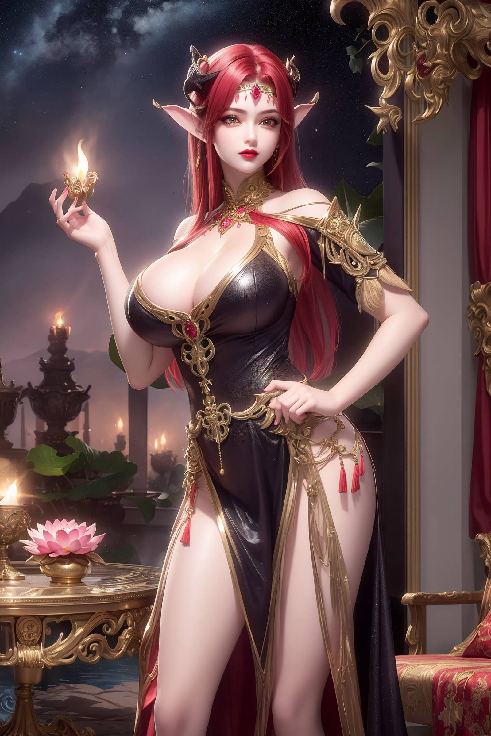 图片[4]-精选AI绘画 296 妖夜[32P]-草丛看图