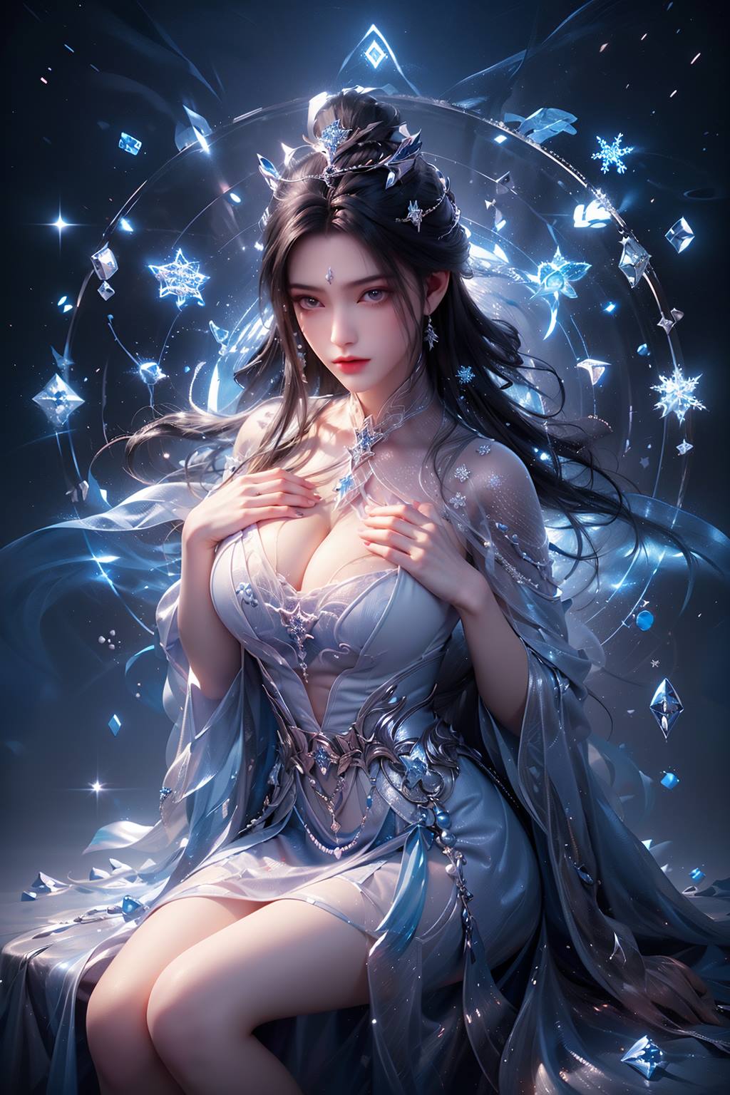 图片[3]-精选AI绘画 740 诛仙-陆雪琪[67P]-草丛看图