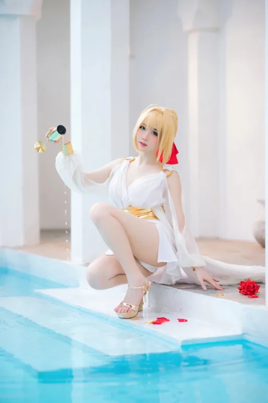 精选焖焖碳 – FGO 尼禄 礼服[27P]-草丛看图