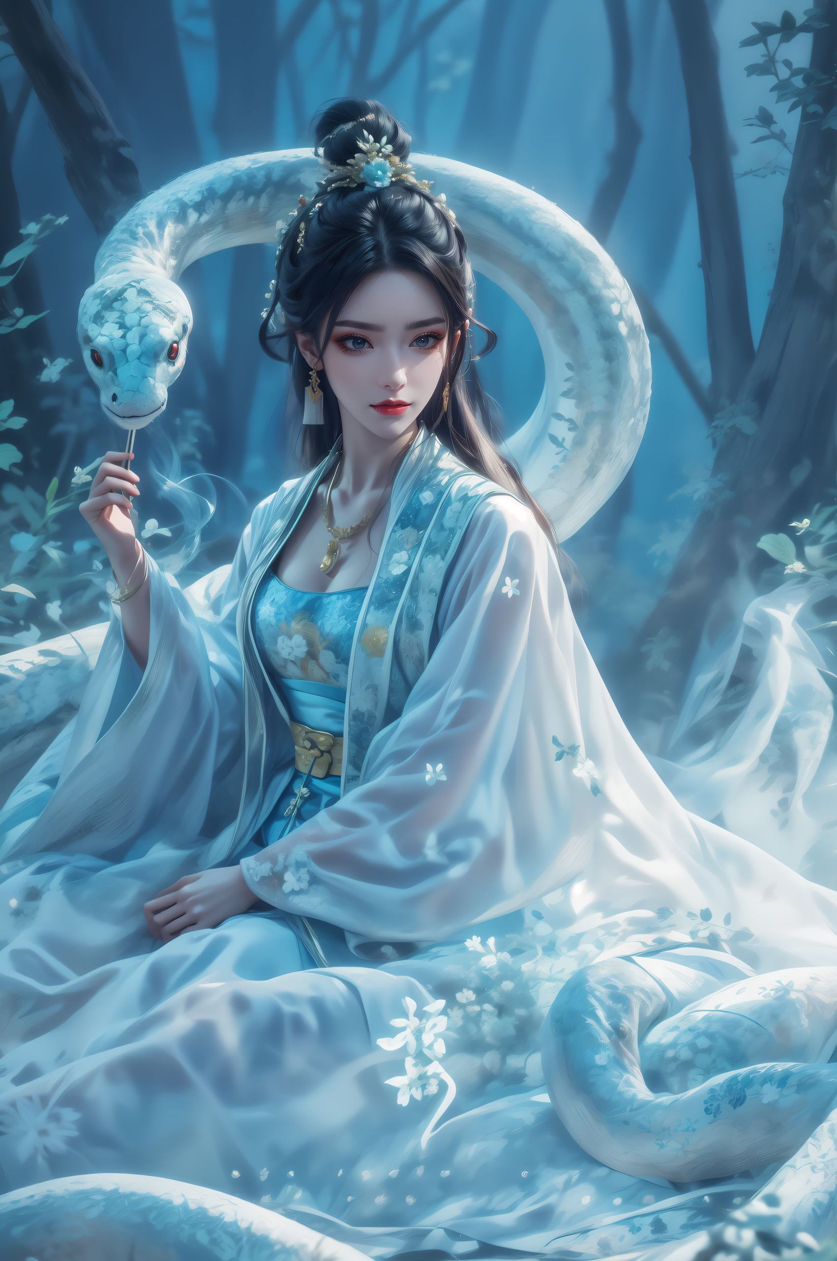 图片[4]-精选AI绘画 349 美杜莎[110P]-草丛看图