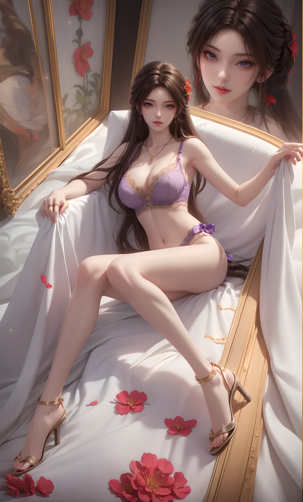 图片[2]-精选AI绘画 873 完美世界-火灵儿[16P]-草丛看图