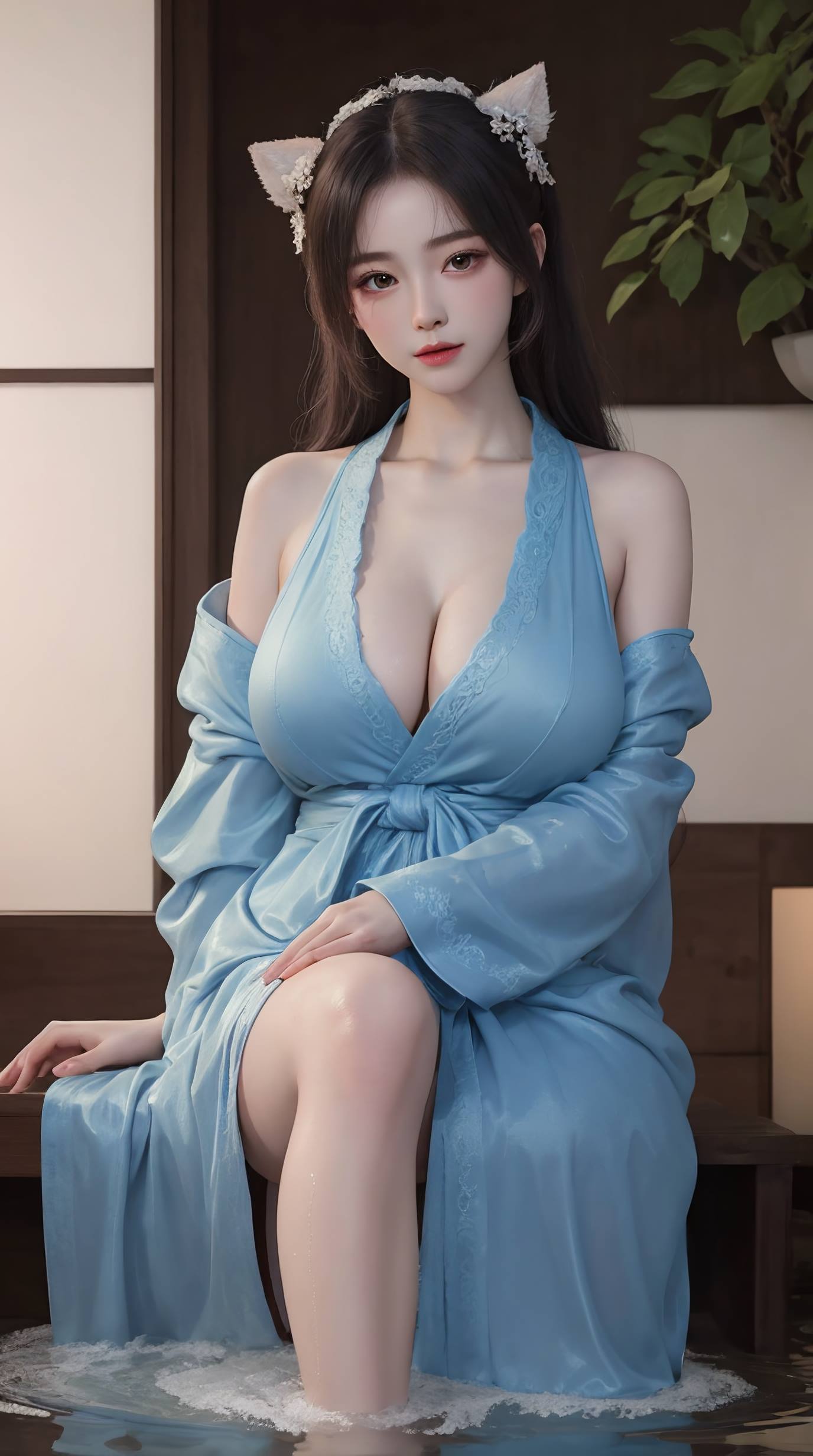 图片[7]-精选AI绘画 074 姓感浴袍 [44P]-草丛看图