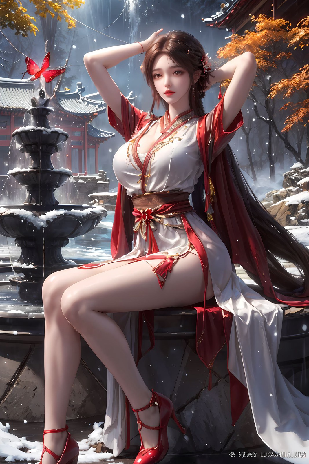 图片[2]-精选AI绘画 172 完美世界-火灵儿[12P]-草丛看图