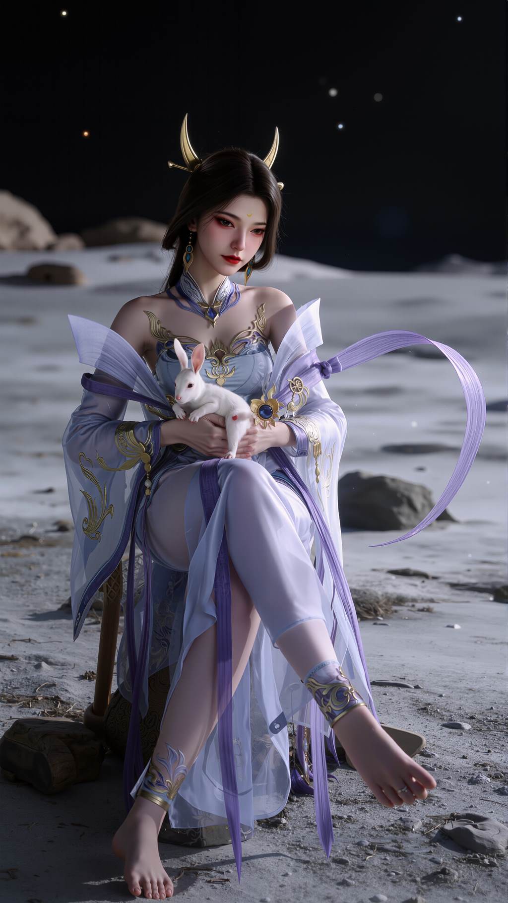 图片[4]-精选AI绘画 801 师兄啊师兄-嫦娥[20P]-草丛看图