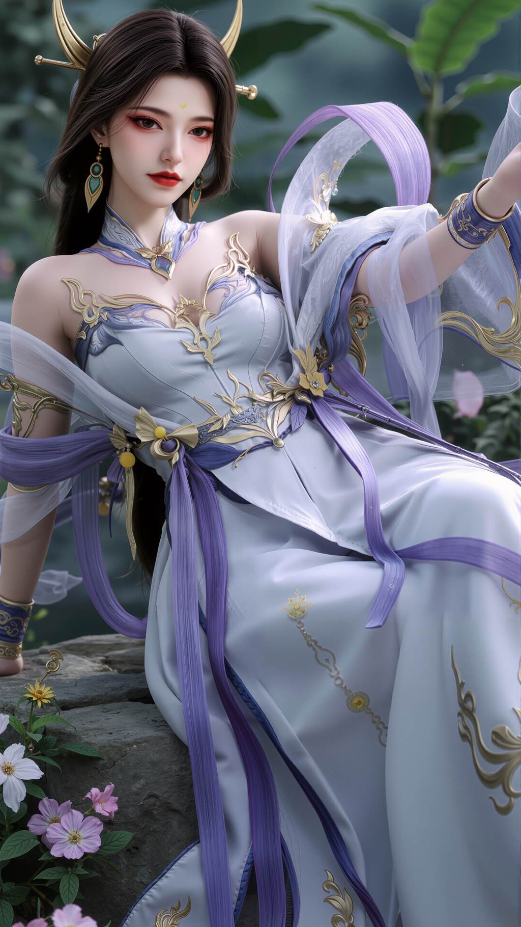 图片[5]-精选AI绘画 801 师兄啊师兄-嫦娥[20P]-草丛看图