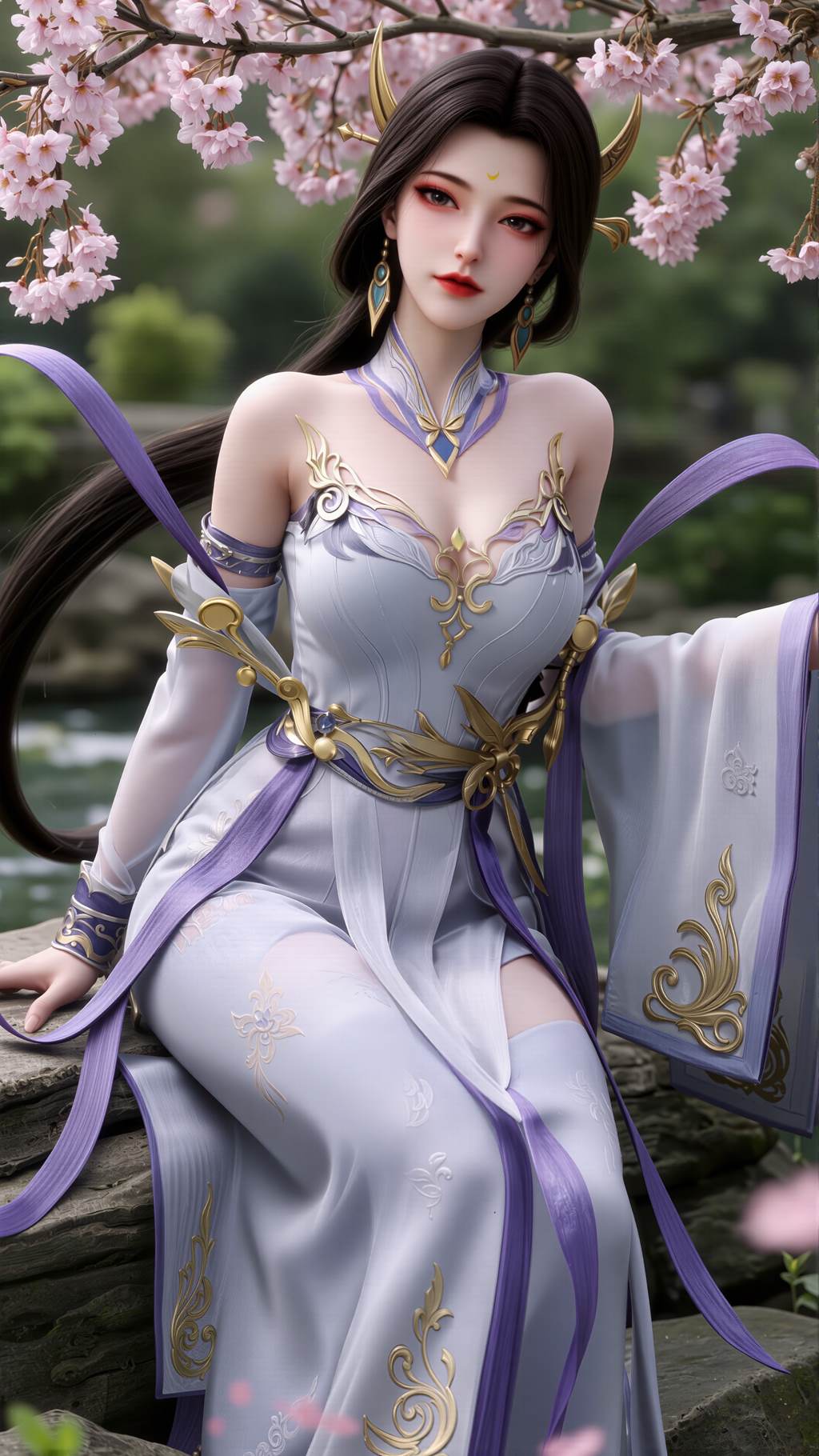 图片[1]-精选AI绘画 801 师兄啊师兄-嫦娥[20P]-草丛看图