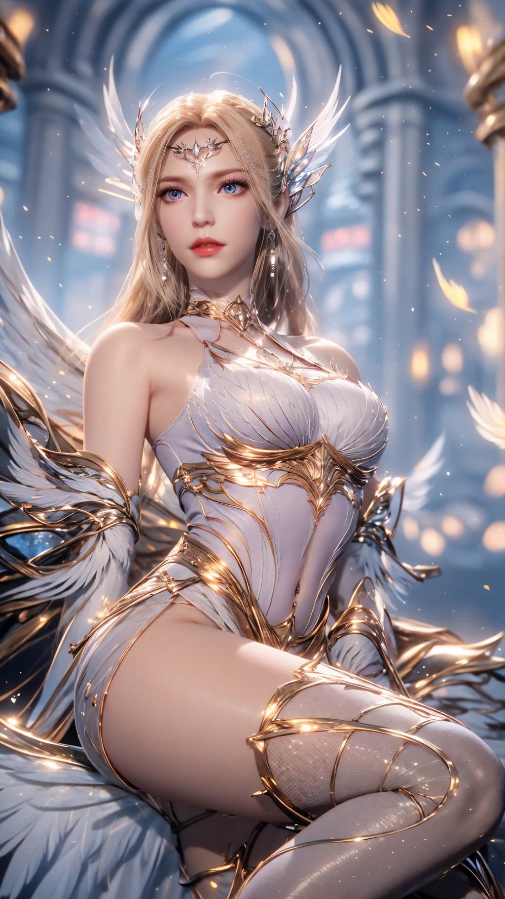 图片[2]-精选AI绘画 761 千仞雪-六翼天使[43P]-草丛看图