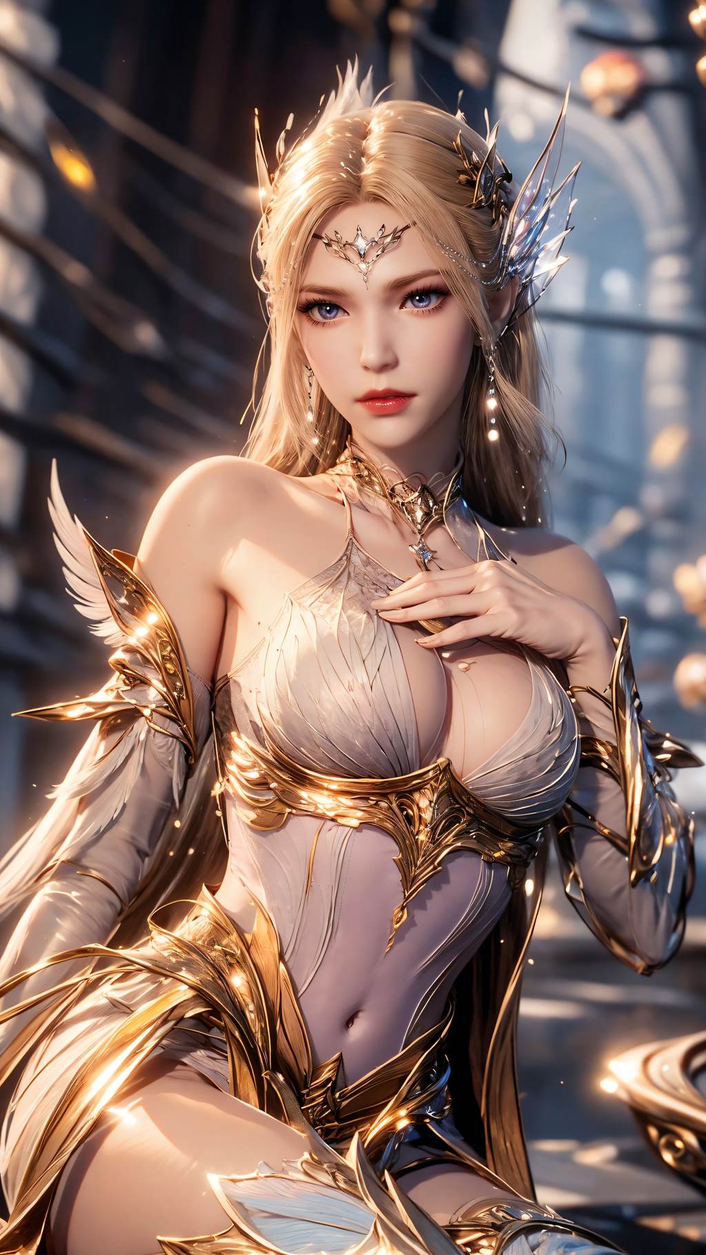 图片[8]-精选AI绘画 761 千仞雪-六翼天使[43P]-草丛看图