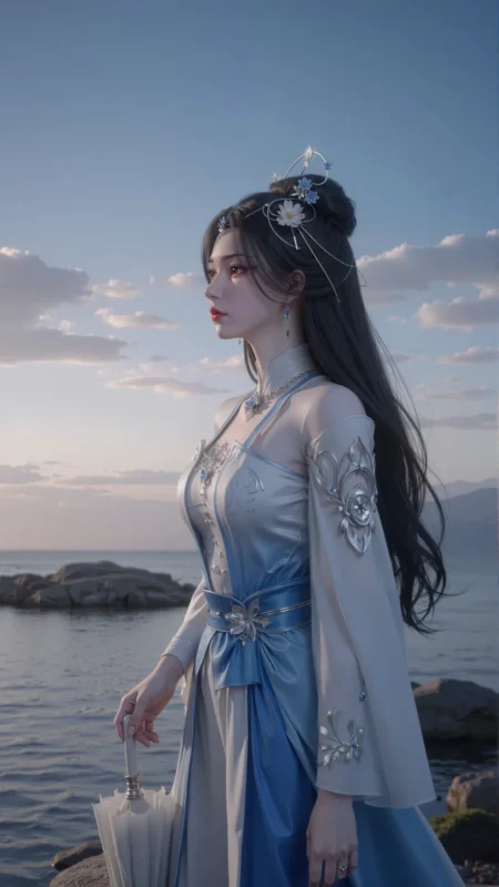 精选AI绘画 848 仙逆-李慕婉[21P]-草丛看图