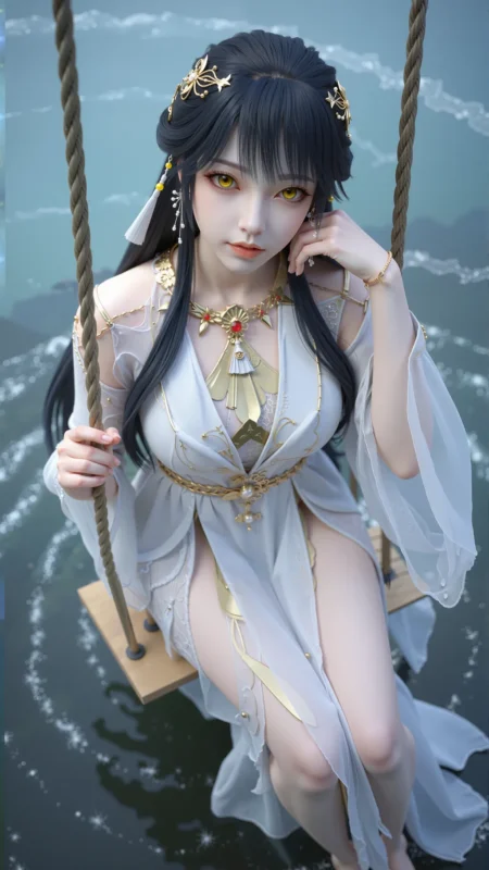 精选AI绘画 849 百炼成神-白月蓉[21P]-草丛看图