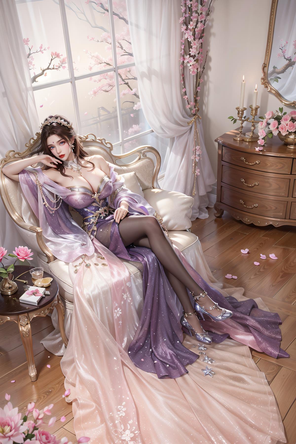 图片[4]-精选AI绘画 688 完美世界-月婵[36P]-草丛看图