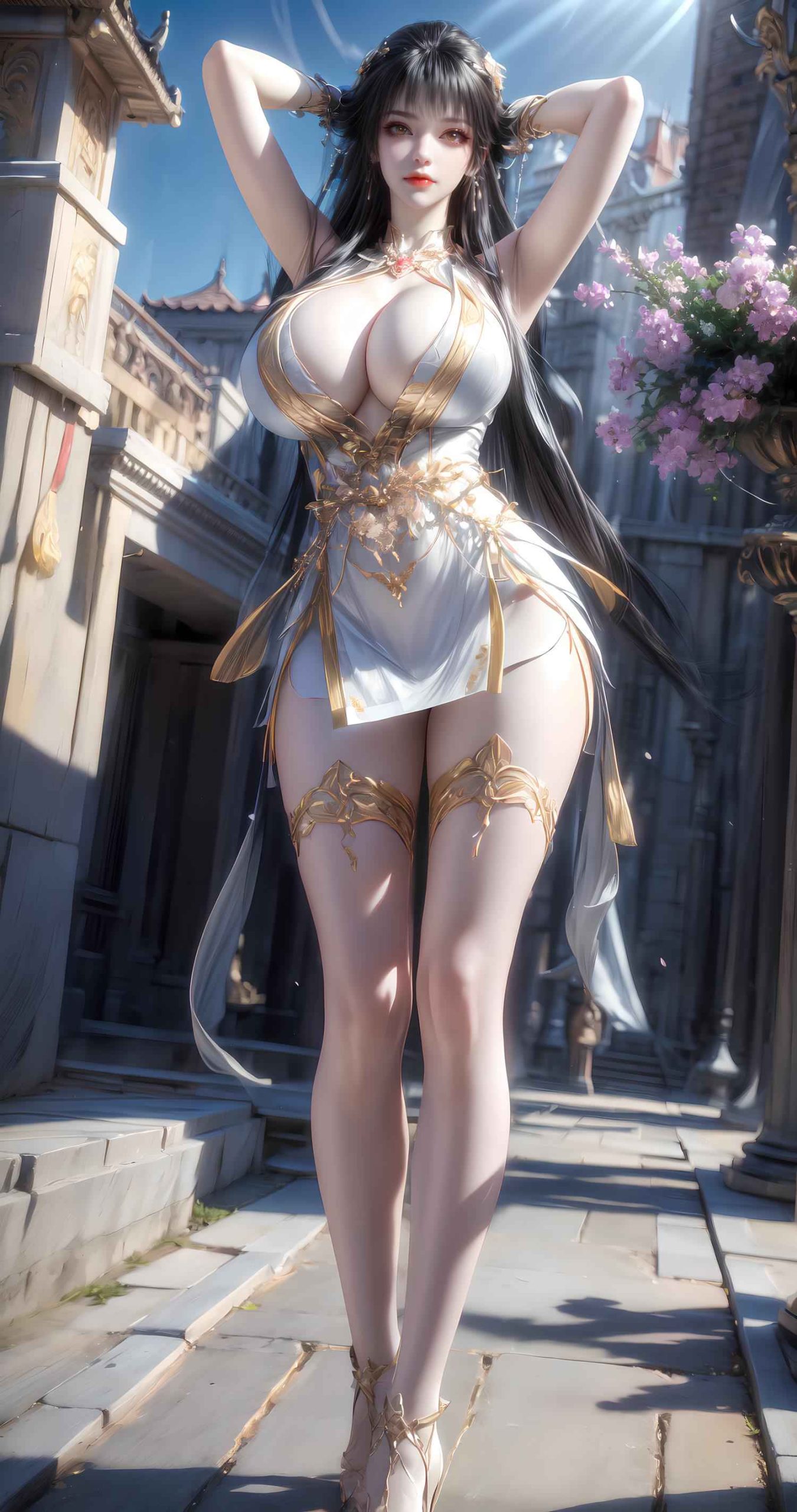 图片[7]-精选AI绘画 377 白月蓉[18P]-草丛看图