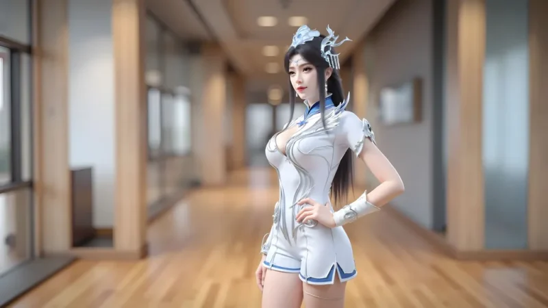 精选AI绘画 907 百炼成神-宁雨蝶[85P]-草丛看图