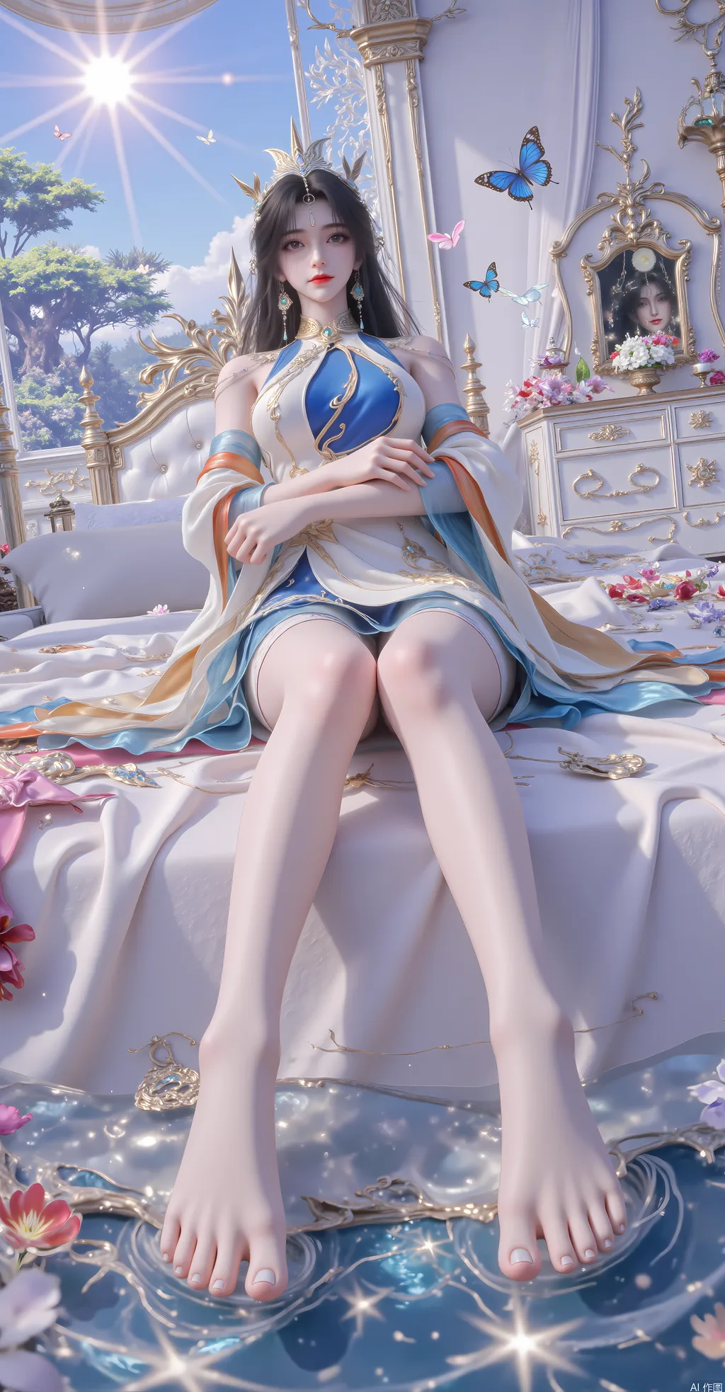 图片[3]-精选AI绘画 852 雨梦凰女[35P]-草丛看图