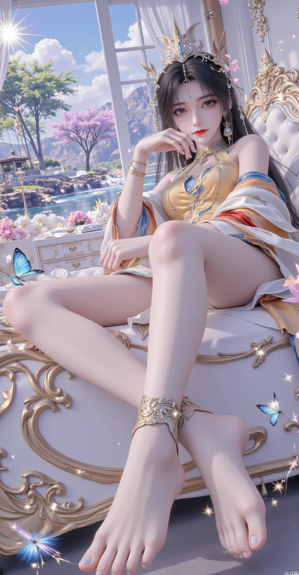 图片[4]-精选AI绘画 852 雨梦凰女[35P]-草丛看图