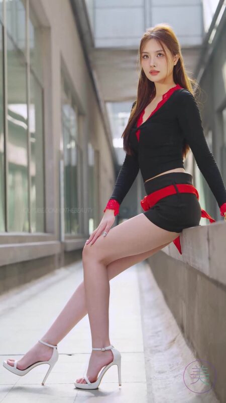 精选NO.1579 2024 广州车展 网荭美女车模 beautyleg LOOKBOOK 35[30P]-草丛看图