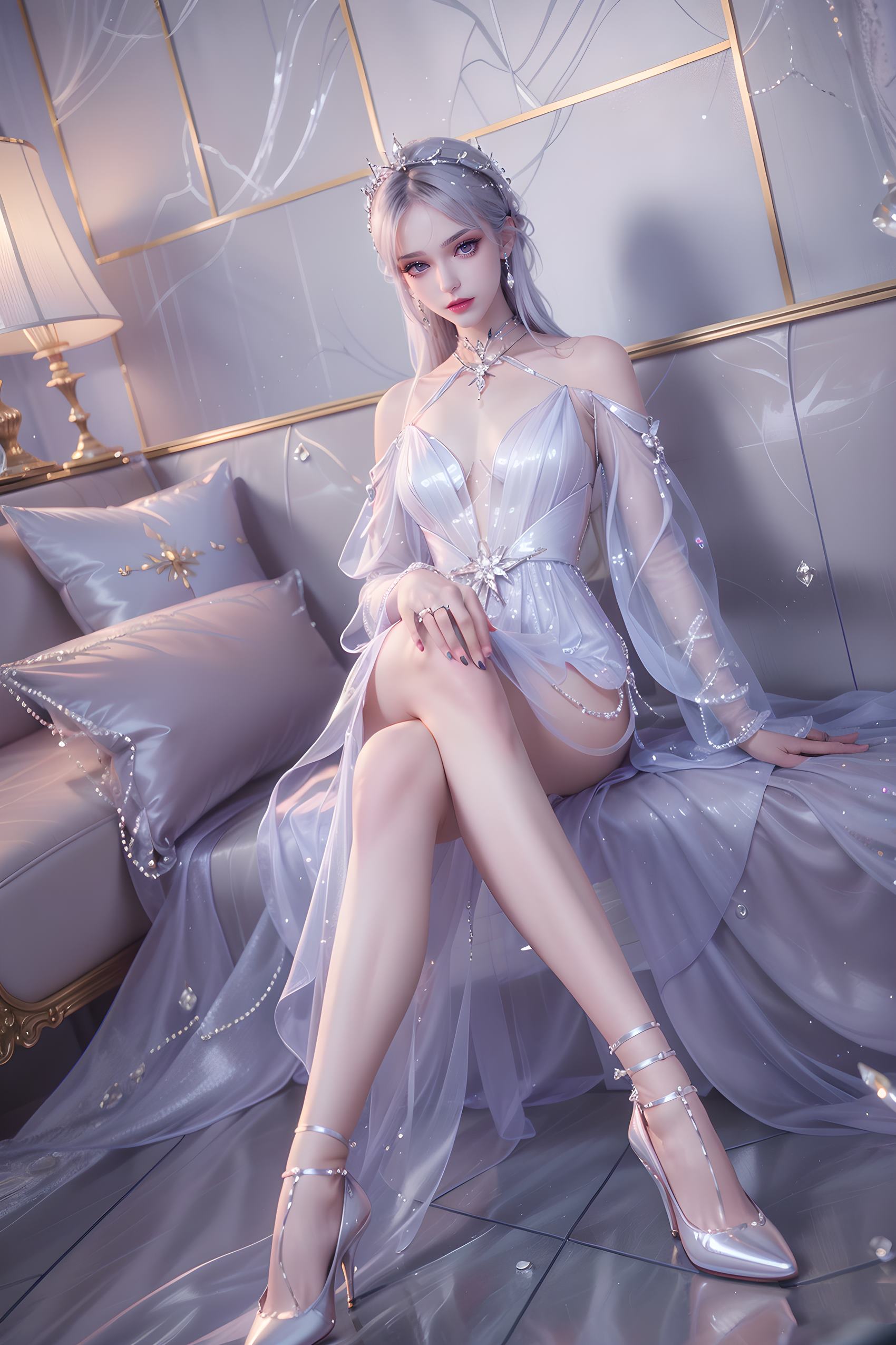 图片[2]-精选AI绘画 339 圣采儿[18P]-草丛看图