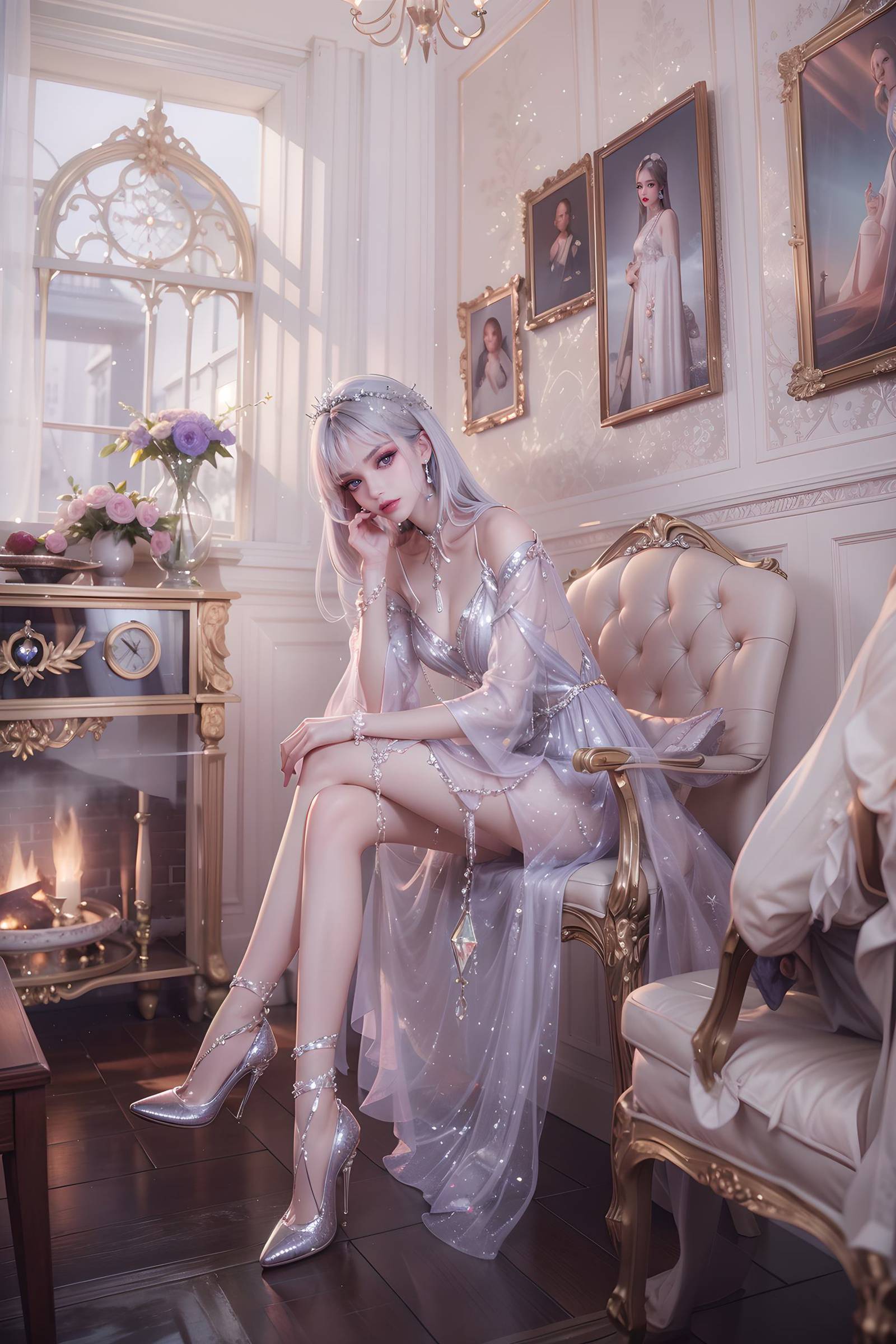 图片[3]-精选AI绘画 339 圣采儿[18P]-草丛看图