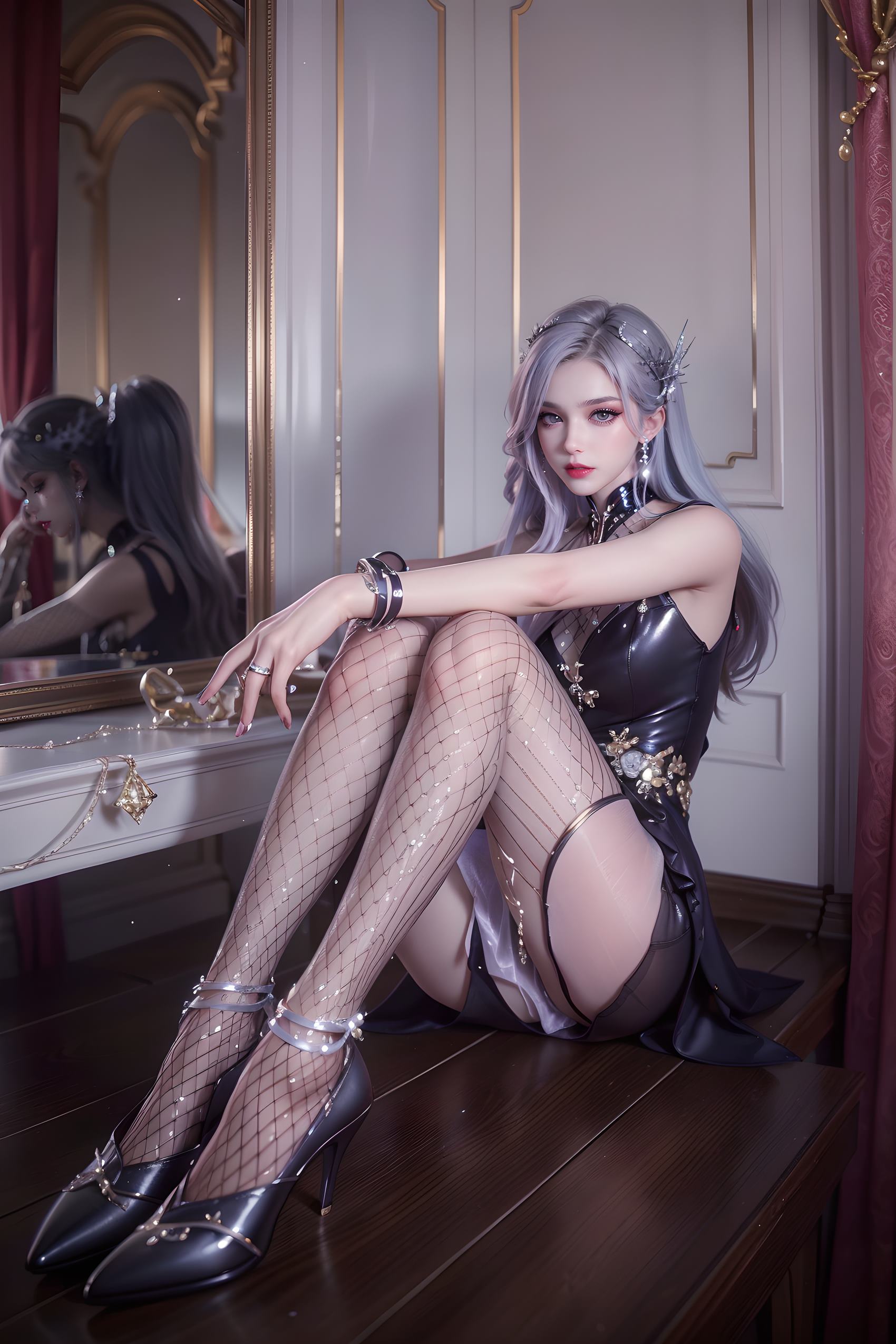 图片[4]-精选AI绘画 339 圣采儿[18P]-草丛看图