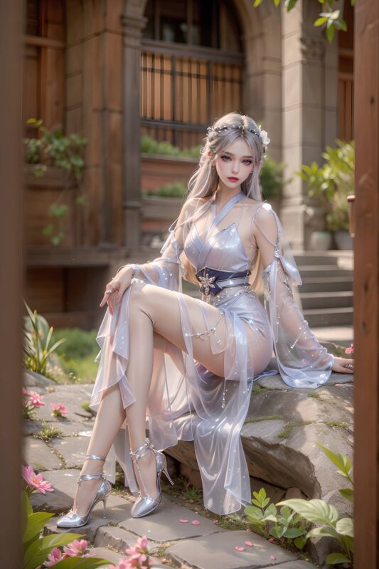 精选AI绘画 339 圣采儿[18P]-草丛看图