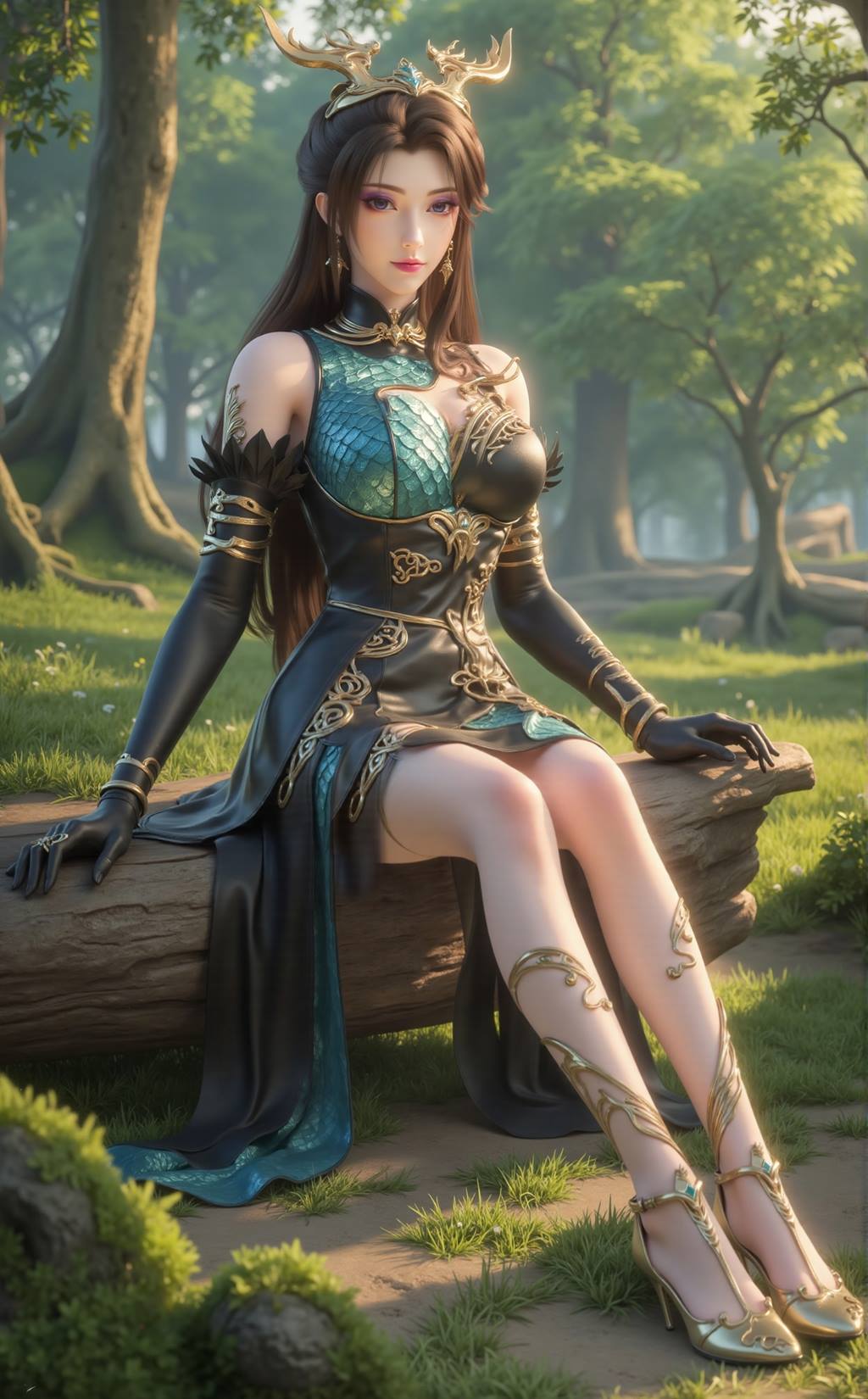 图片[2]-精选AI绘画 749 长生界-刘月[18P]-草丛看图