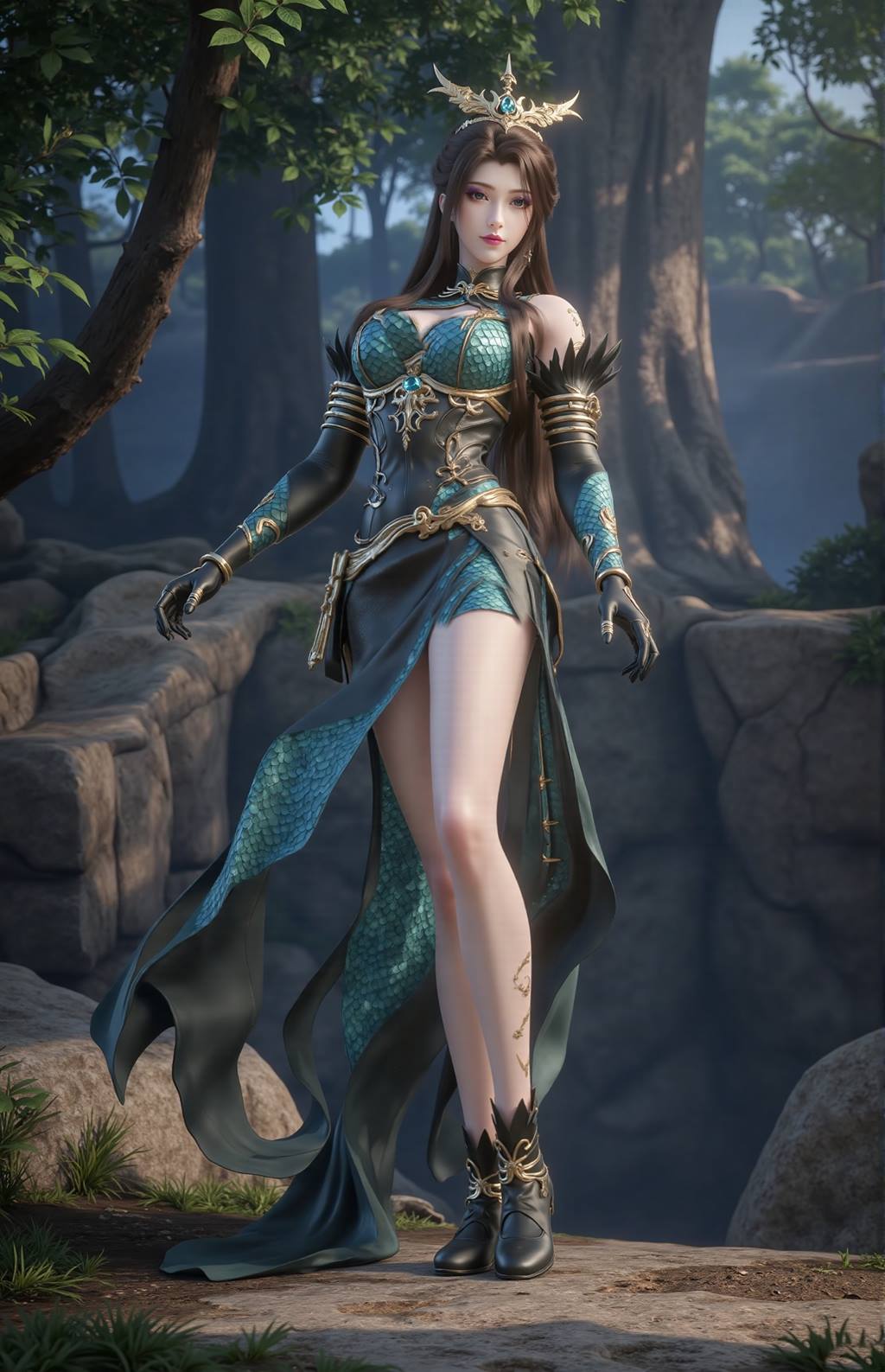 图片[3]-精选AI绘画 749 长生界-刘月[18P]-草丛看图