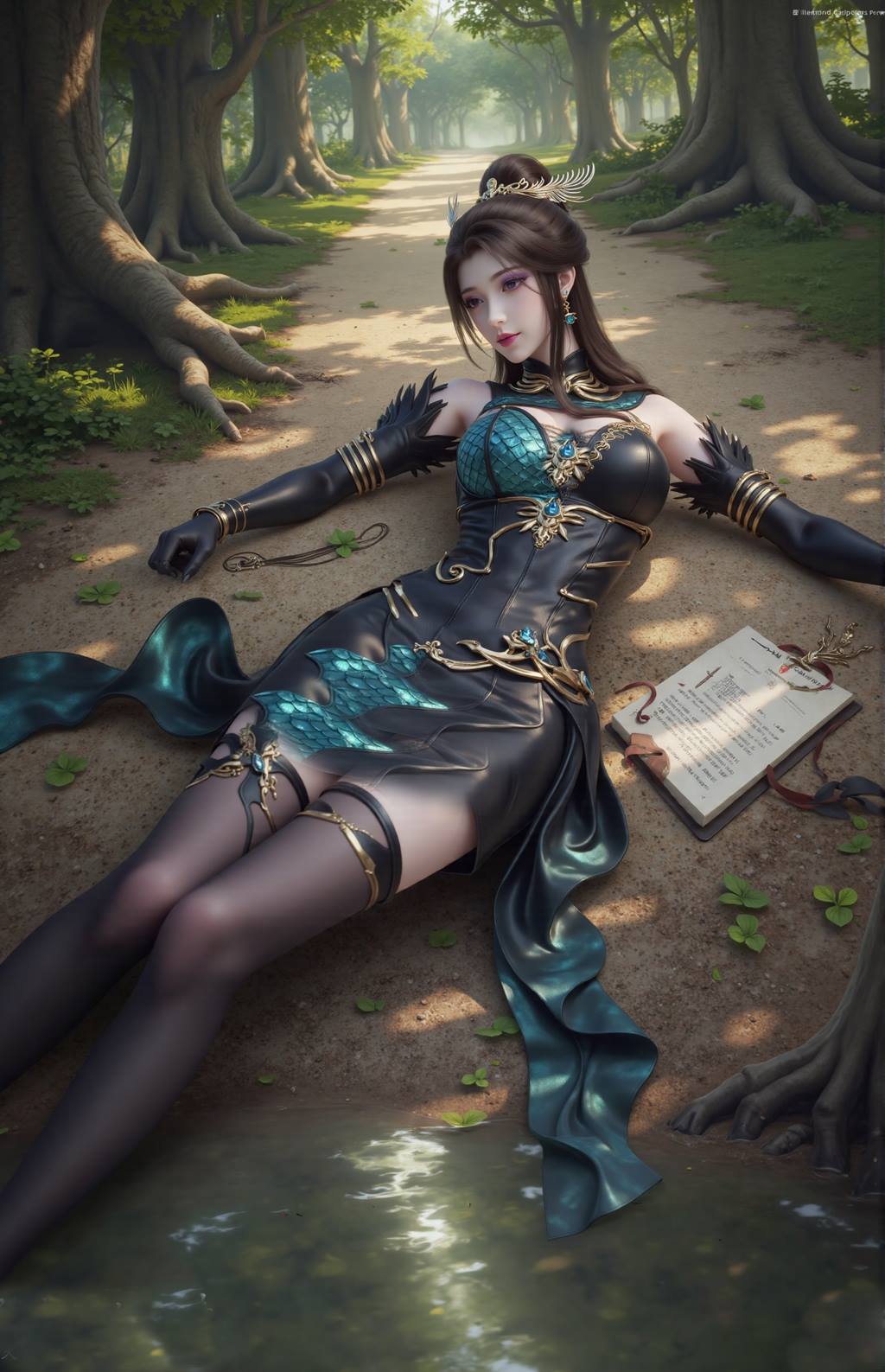 图片[4]-精选AI绘画 749 长生界-刘月[18P]-草丛看图