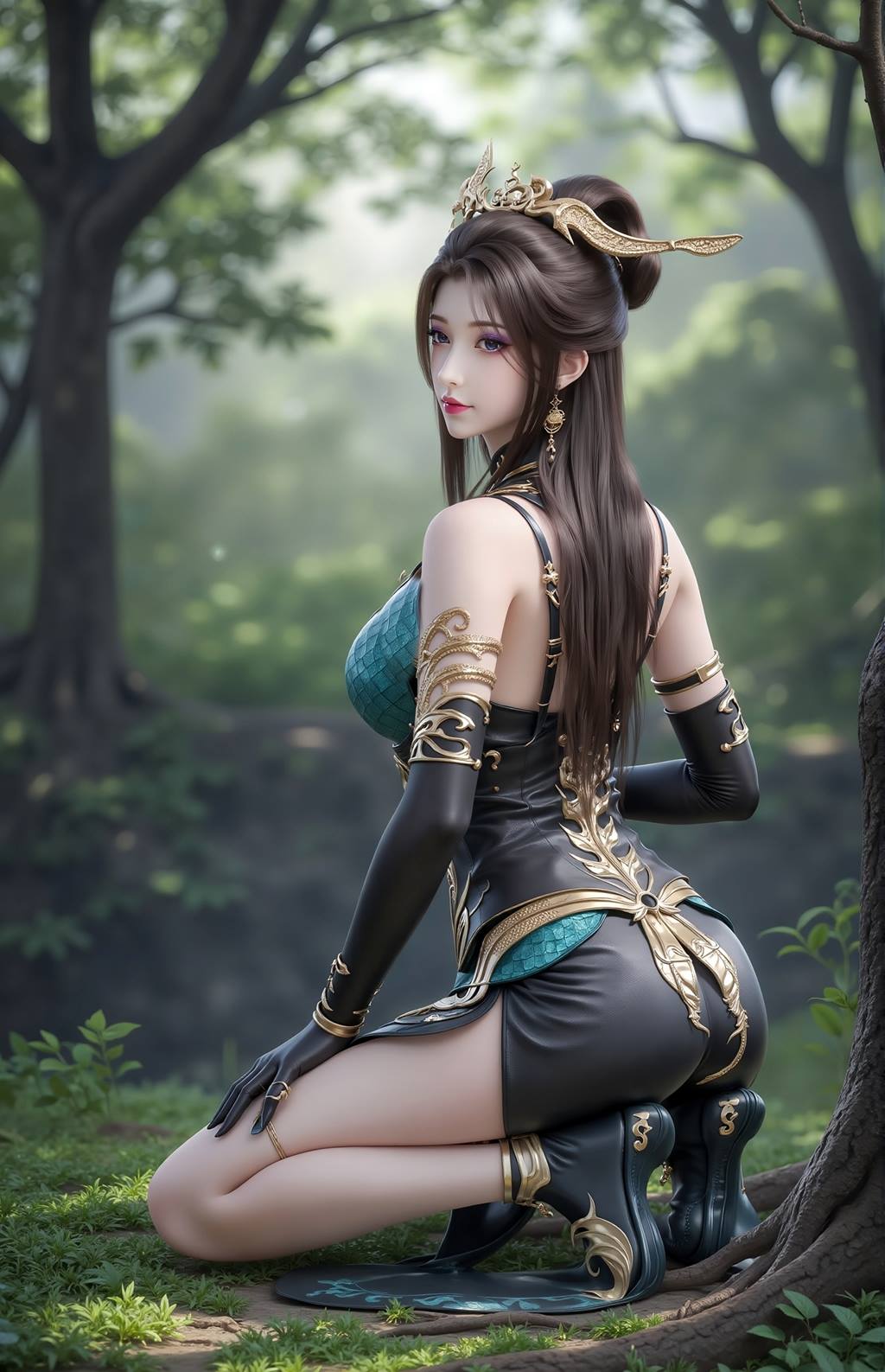 图片[5]-精选AI绘画 749 长生界-刘月[18P]-草丛看图