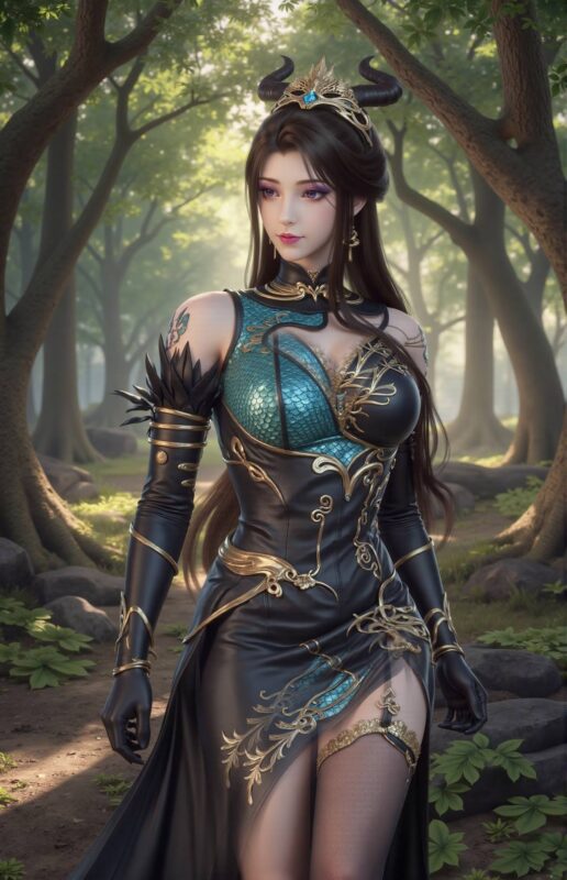 精选AI绘画 749 长生界-刘月[18P]-草丛看图