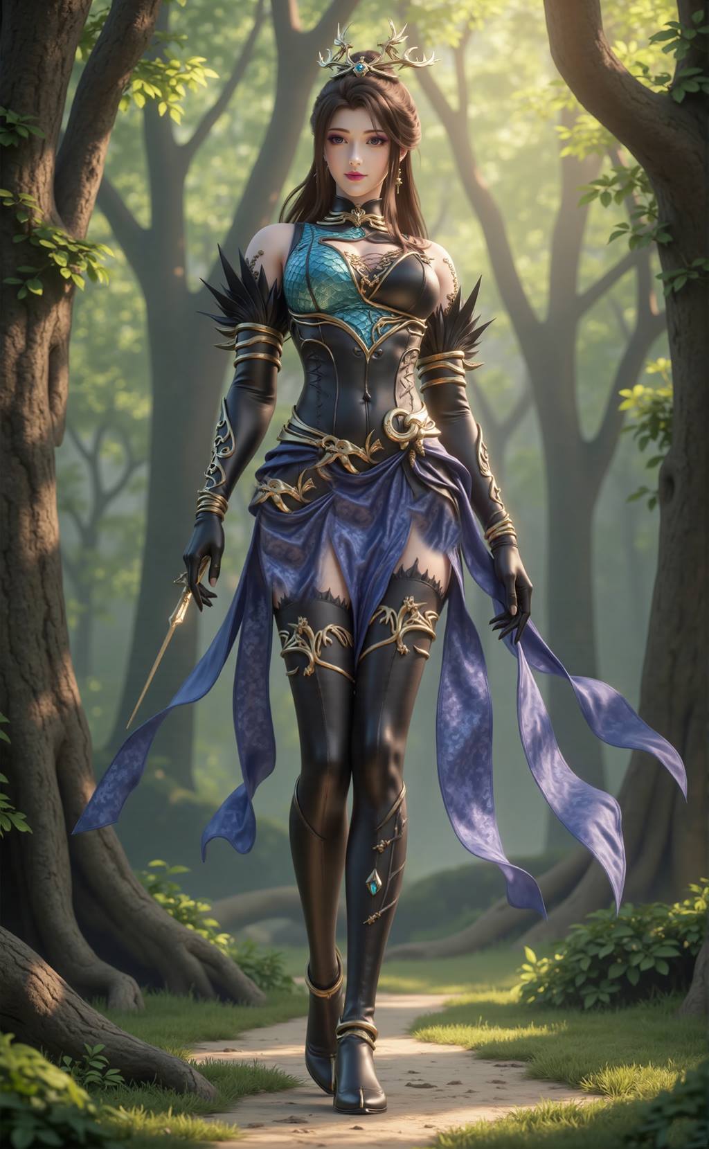 图片[7]-精选AI绘画 749 长生界-刘月[18P]-草丛看图