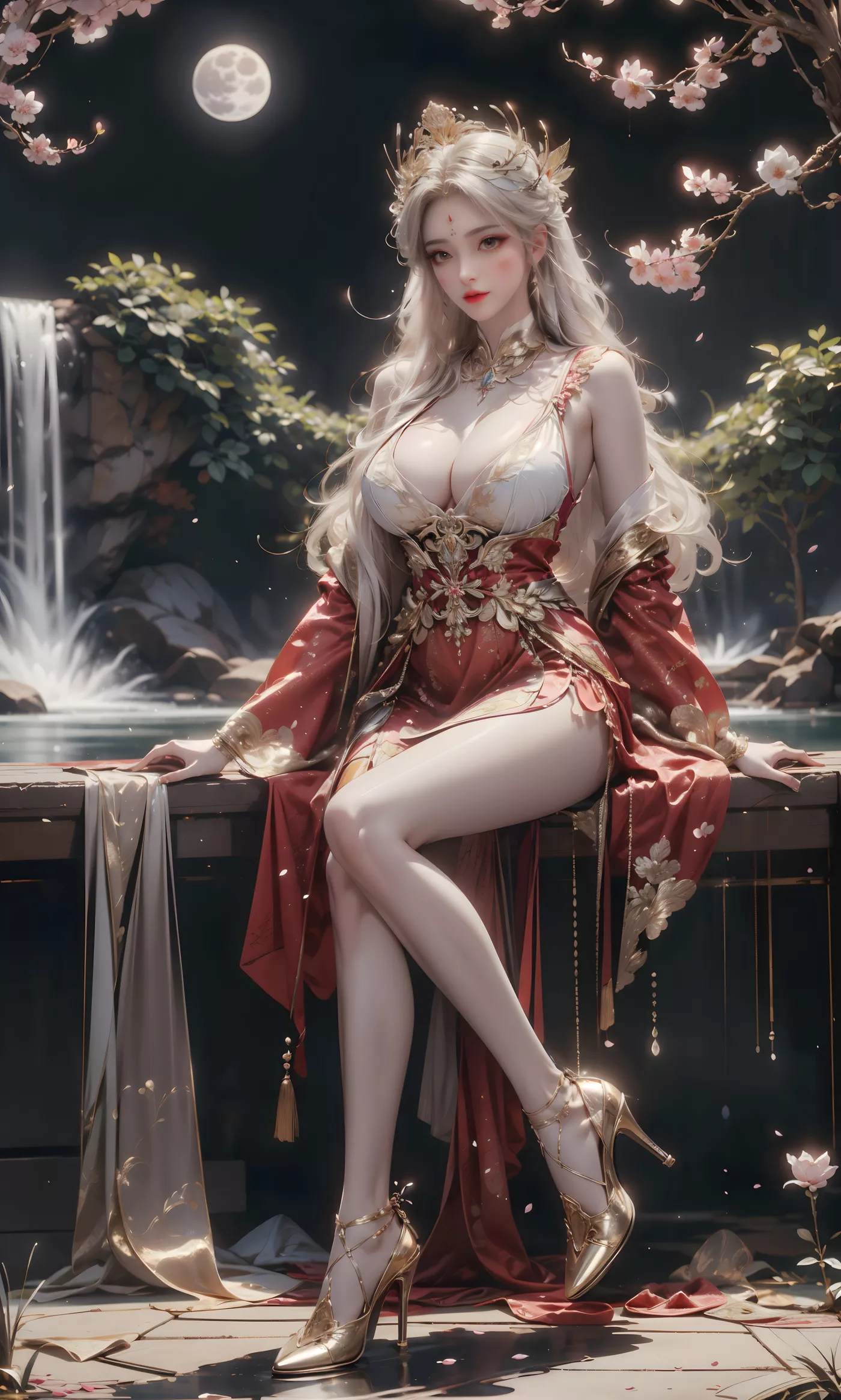 图片[4]-精选AI绘画 460 高山流水[23P]-草丛看图