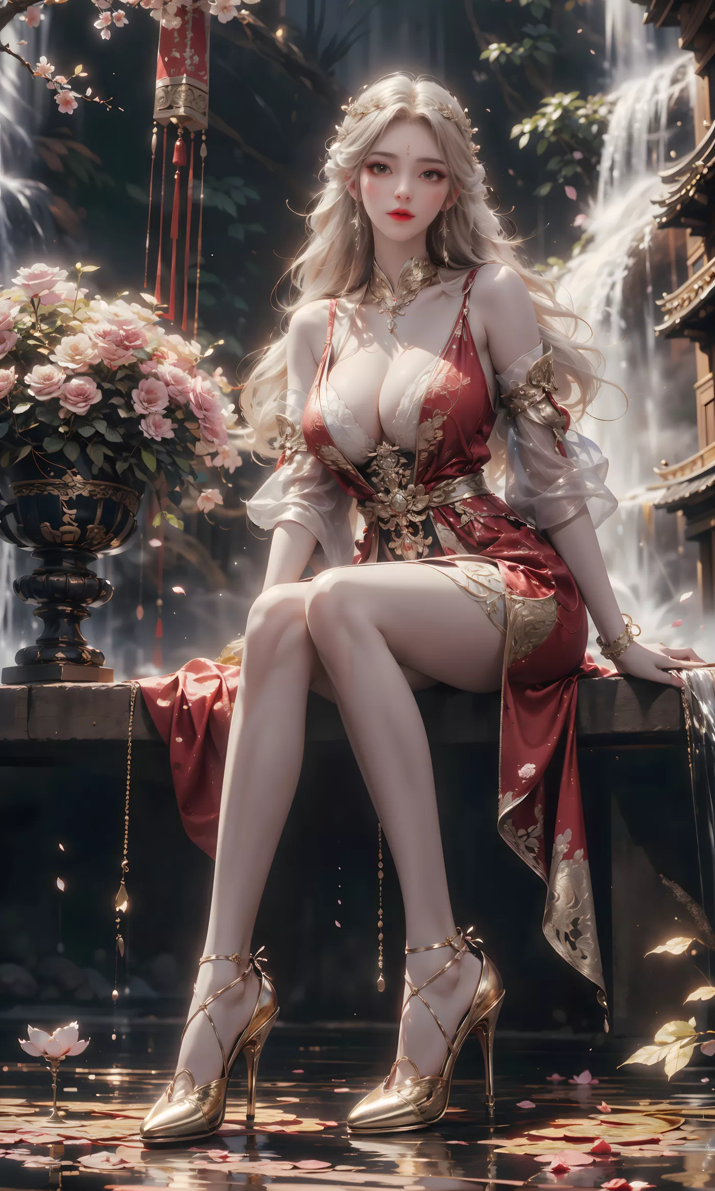 图片[7]-精选AI绘画 460 高山流水[23P]-草丛看图