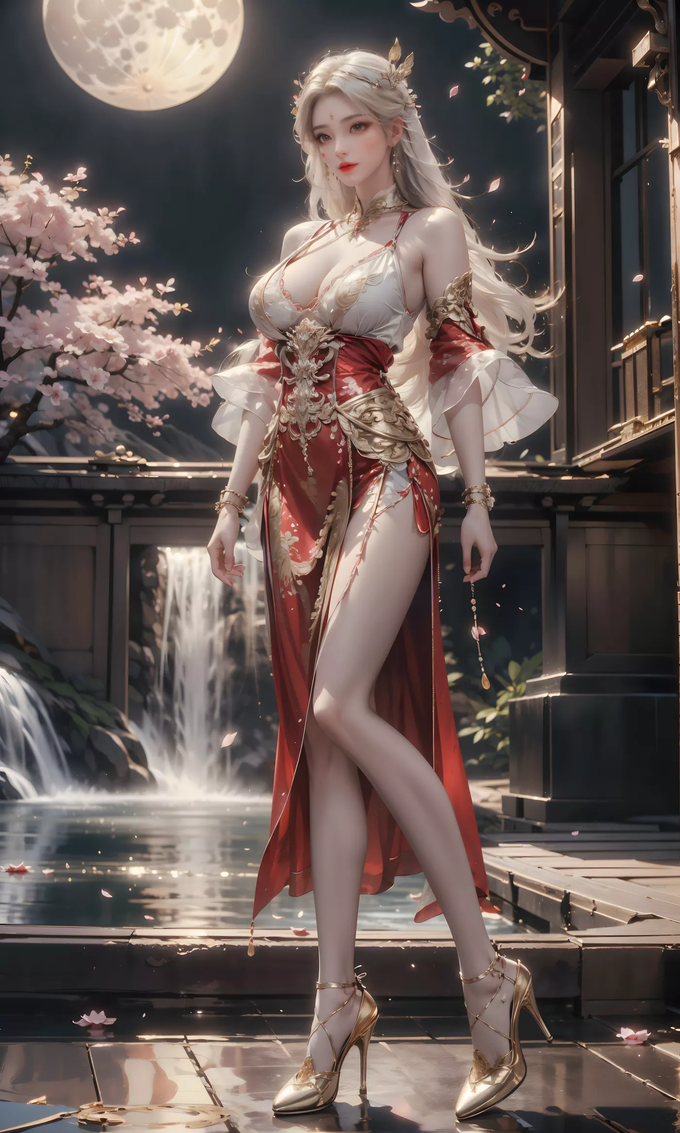 图片[2]-精选AI绘画 460 高山流水[23P]-草丛看图